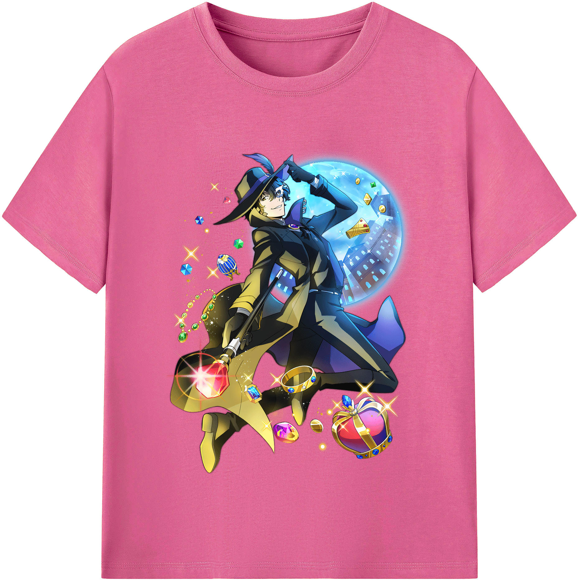 （画像用） 文豪ストレイドッグス Bungo Stray Dogs レディースカジュアルプリントTシャツ（綿100％）
