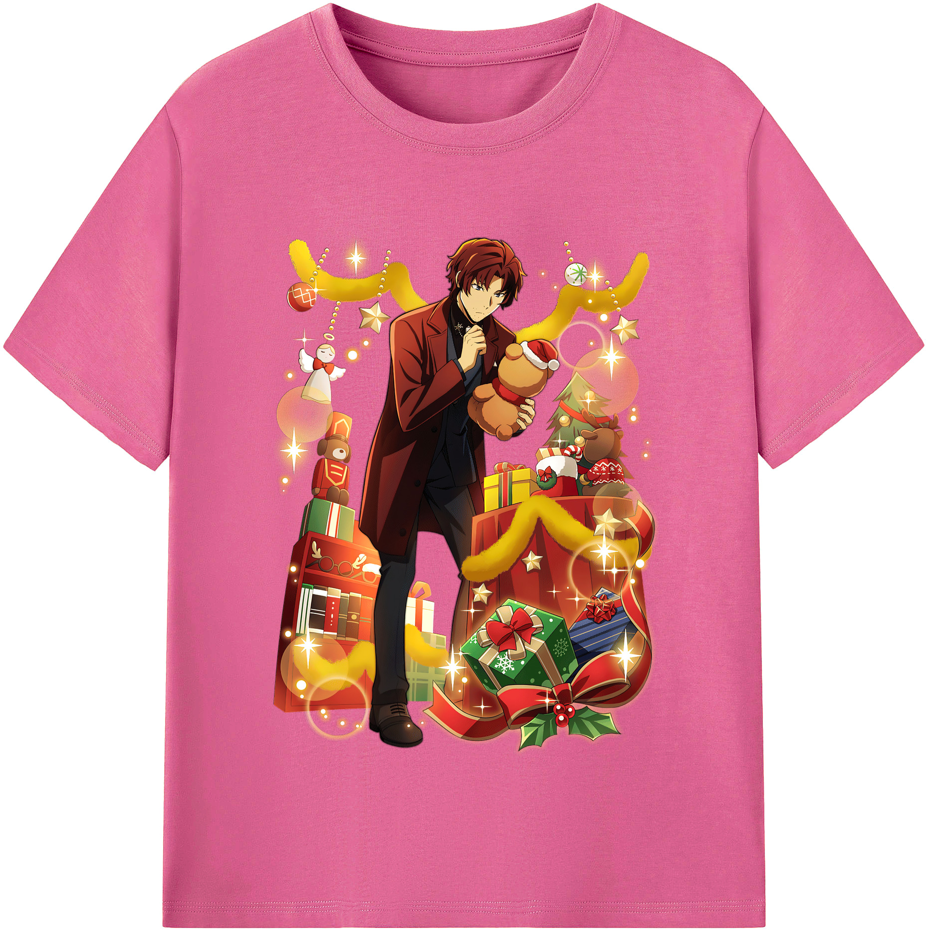 （画像用） 文豪ストレイドッグス Bungo Stray Dogs レディースカジュアルプリントTシャツ（綿100％）
