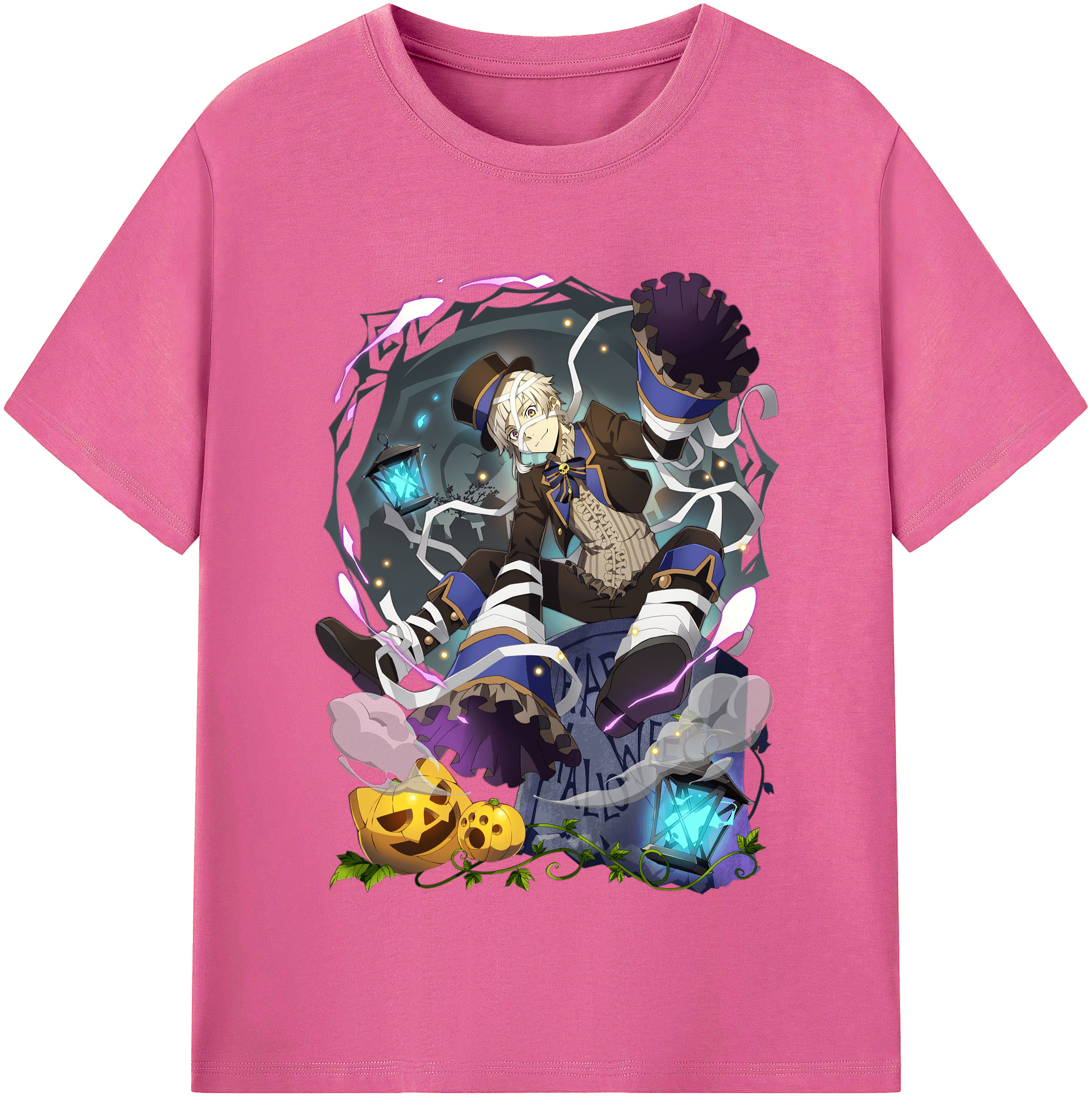 （画像用） 文豪ストレイドッグス Bungo Stray Dogs レディースカジュアルプリントTシャツ（綿100％）