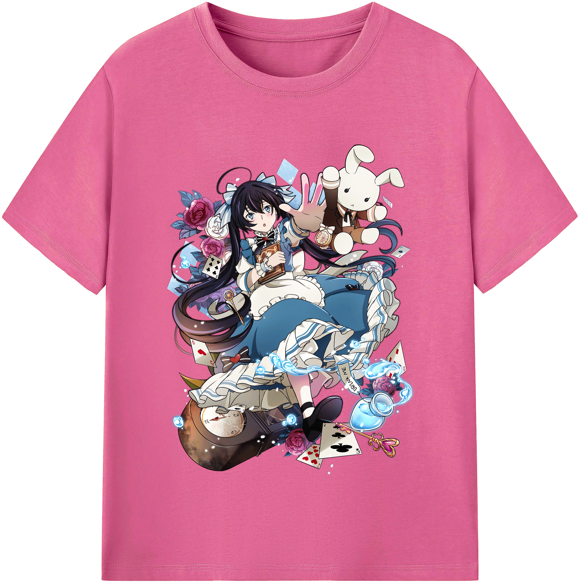 （画像用） 文豪ストレイドッグス Bungo Stray Dogs レディースカジュアルプリントTシャツ（綿100％）