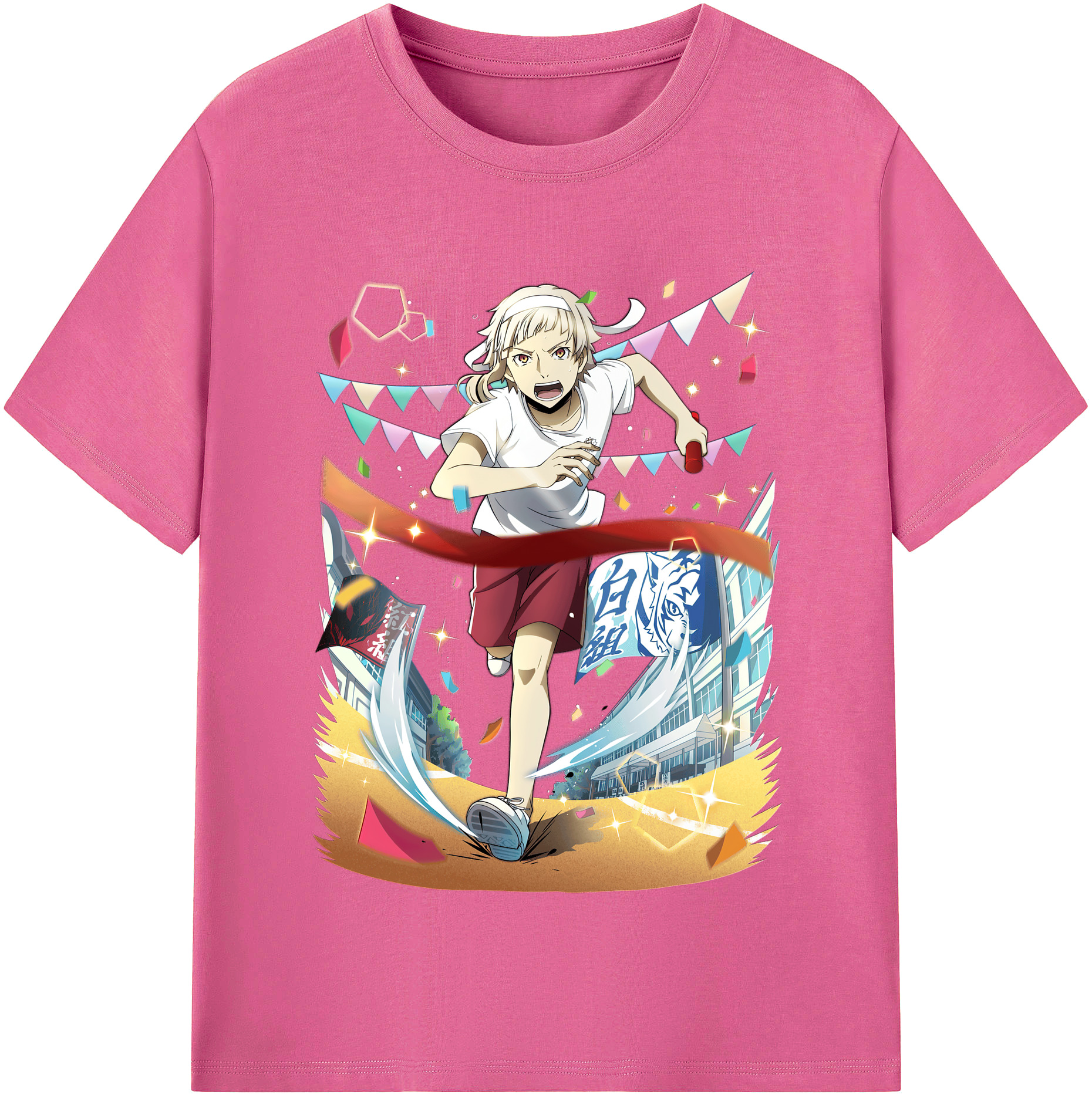 （画像用） 文豪ストレイドッグス Bungo Stray Dogs レディースカジュアルプリントTシャツ（綿100％）