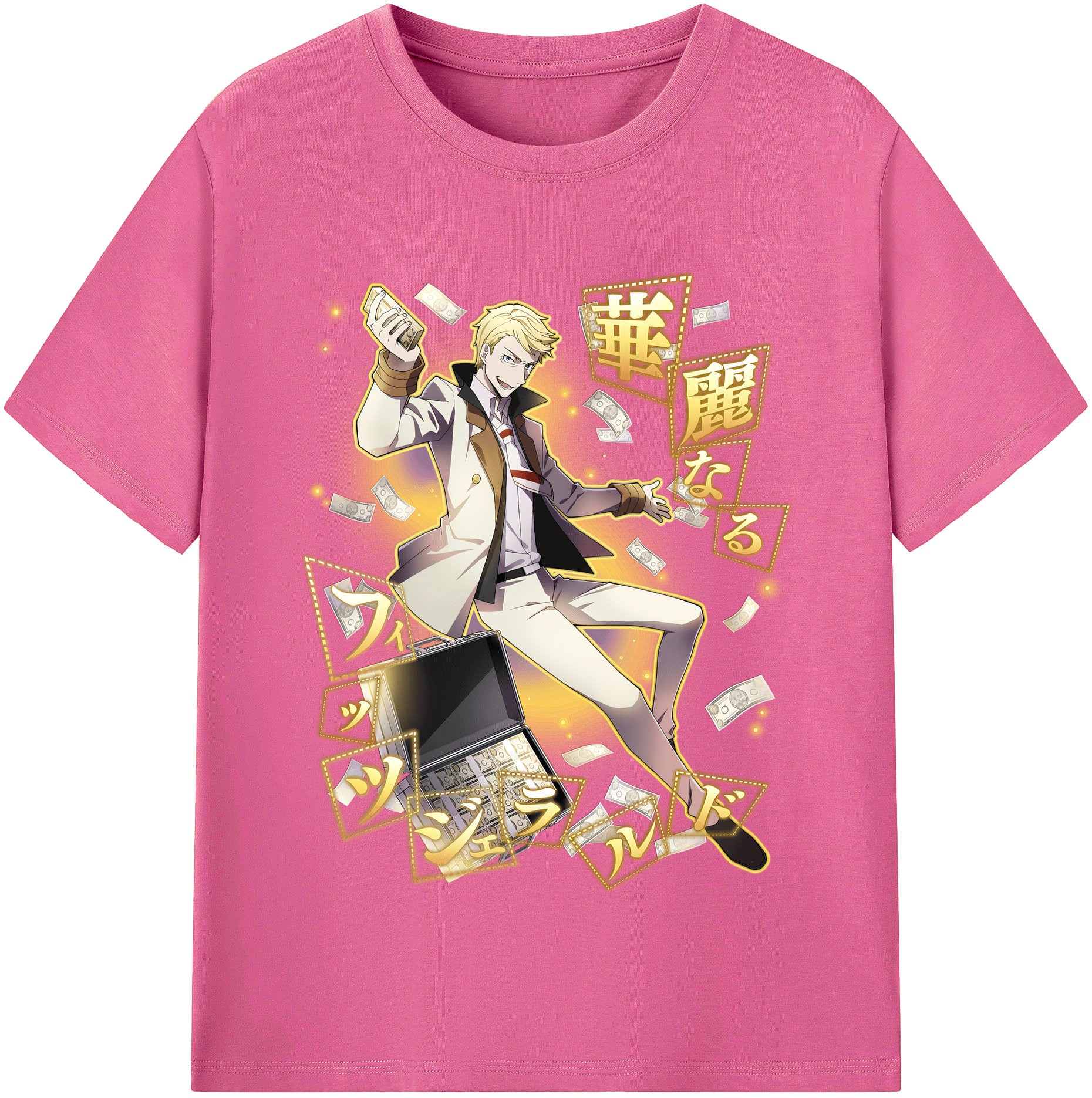 （画像用） 文豪ストレイドッグス Bungo Stray Dogs レディースカジュアルプリントTシャツ（綿100％）