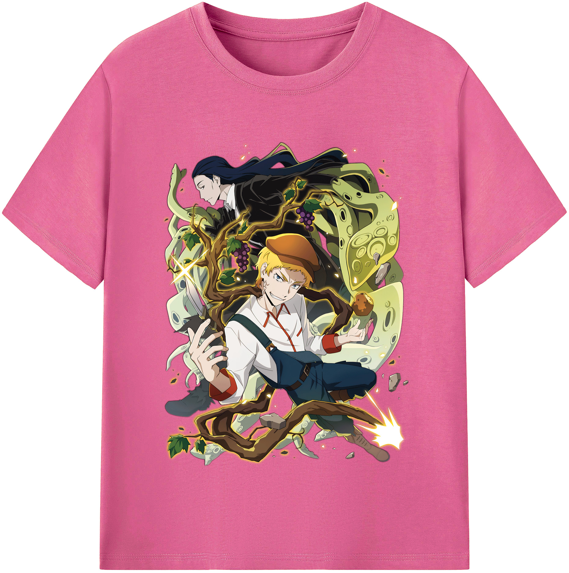 （画像用） 文豪ストレイドッグス Bungo Stray Dogs レディースカジュアルプリントTシャツ（綿100％）