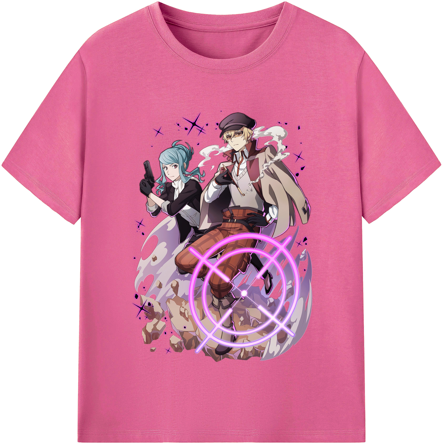 （画像用） 文豪ストレイドッグス Bungo Stray Dogs レディースカジュアルプリントTシャツ（綿100％）