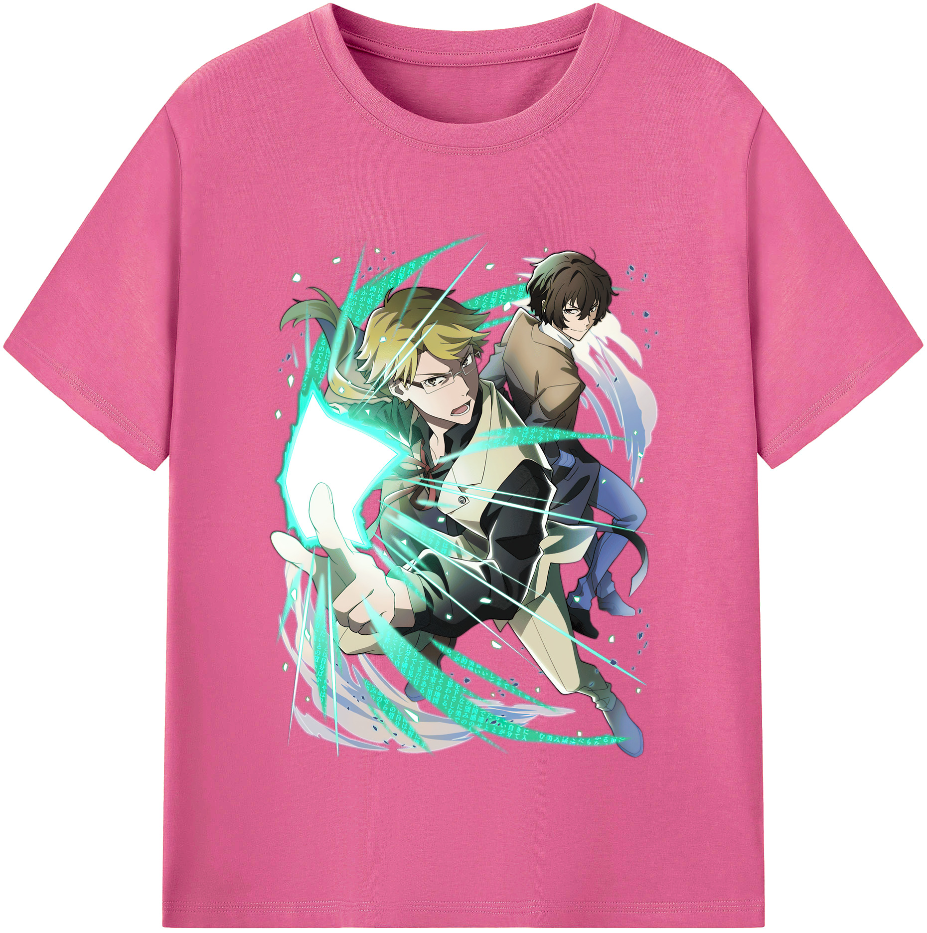 （画像用） 文豪ストレイドッグス Bungo Stray Dogs レディースカジュアルプリントTシャツ（綿100％）