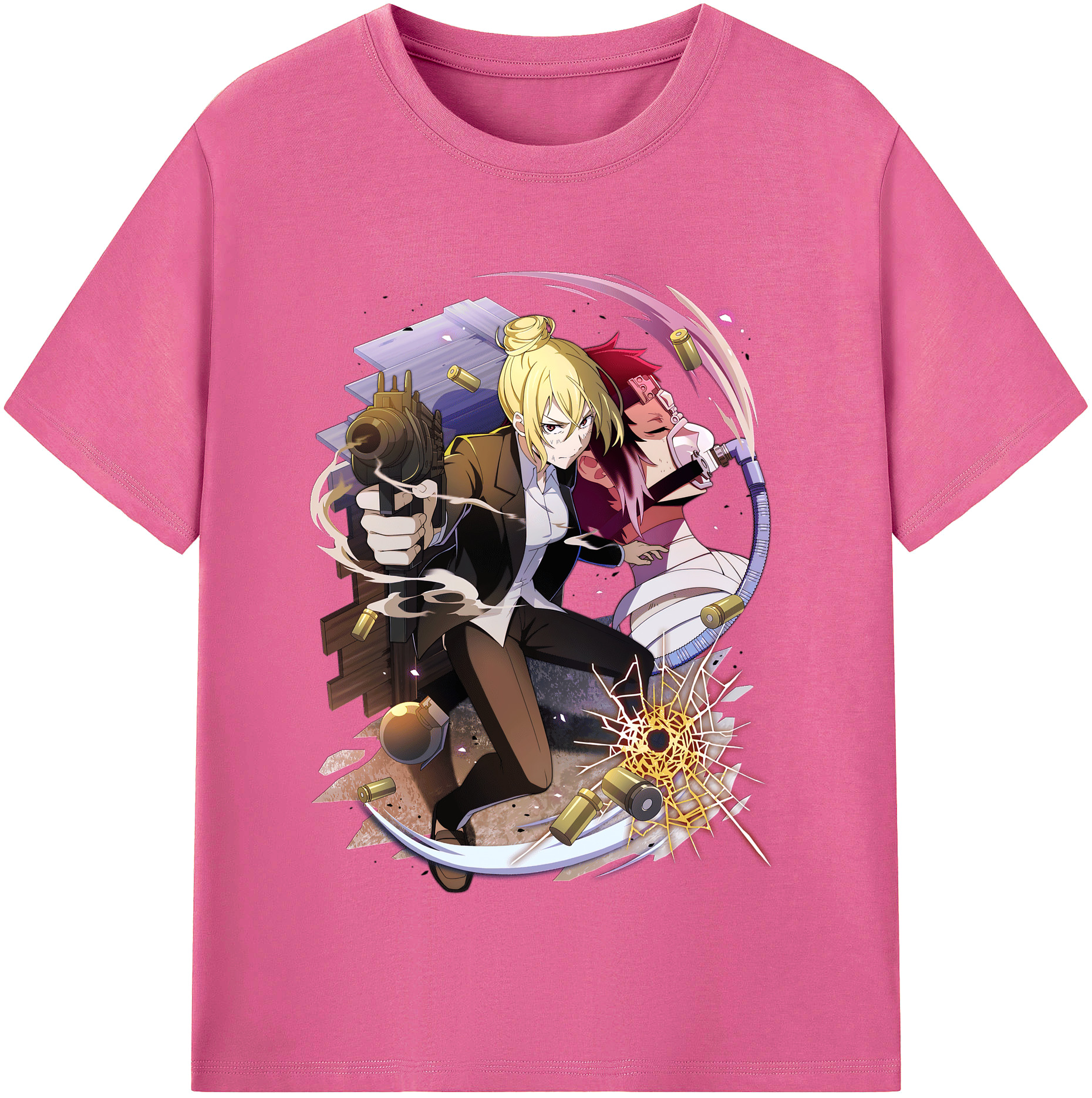 （画像用） 文豪ストレイドッグス Bungo Stray Dogs レディースカジュアルプリントTシャツ（綿100％）