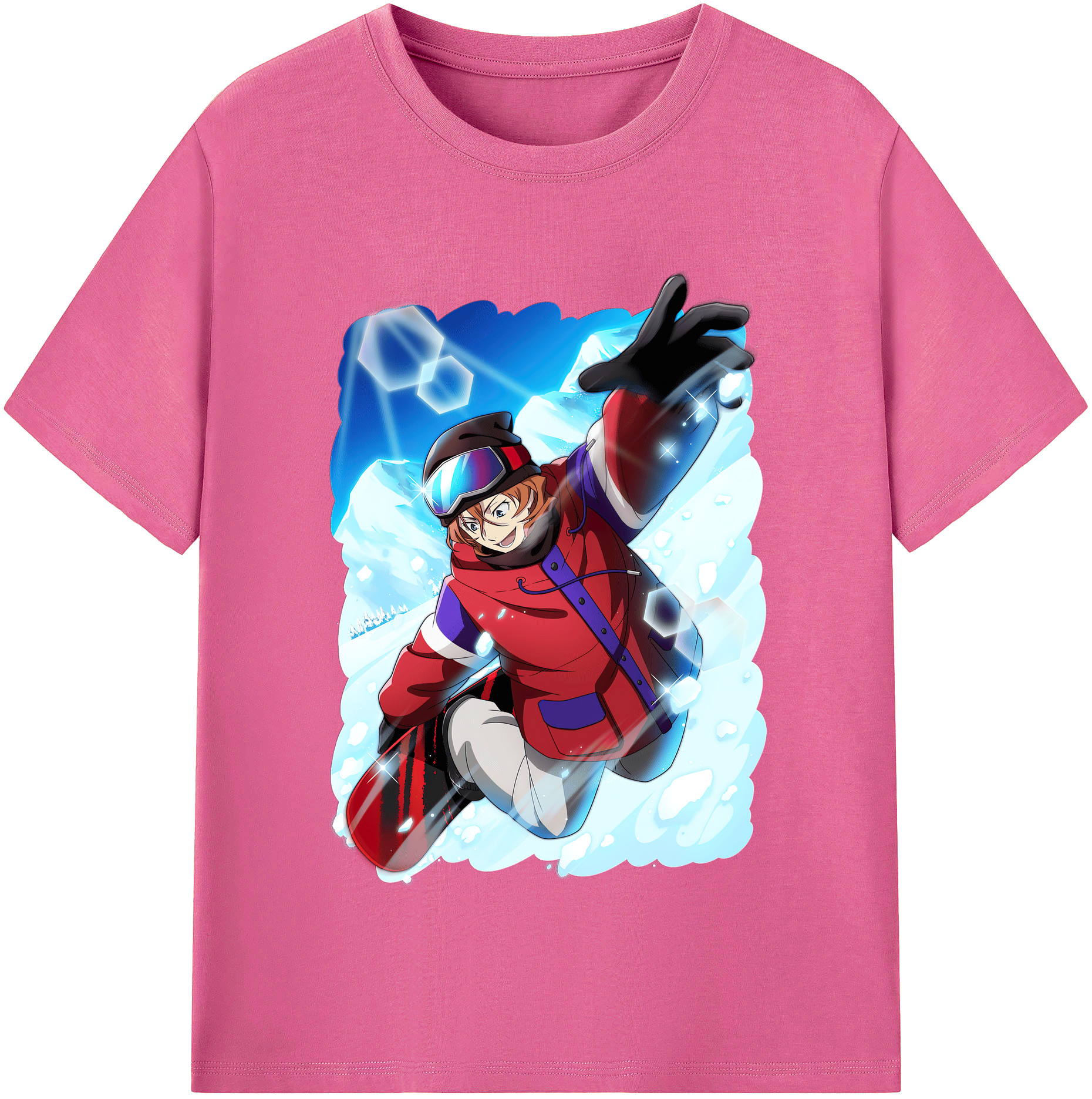 （画像用） 文豪ストレイドッグス Bungo Stray Dogs レディースカジュアルプリントTシャツ（綿100％）