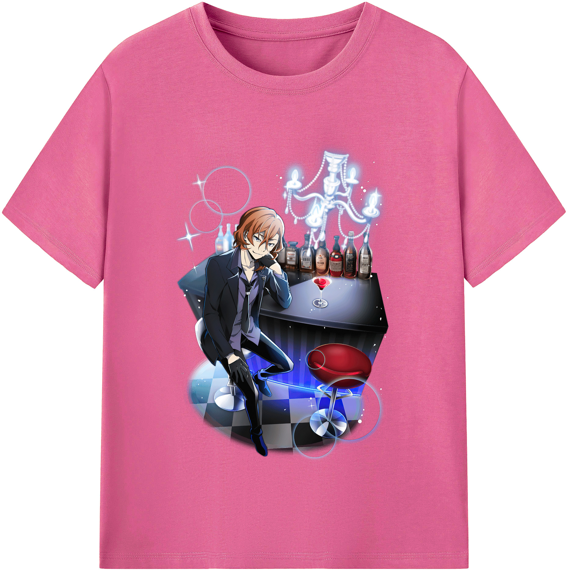 （画像用） 文豪ストレイドッグス Bungo Stray Dogs レディースカジュアルプリントTシャツ（綿100％）