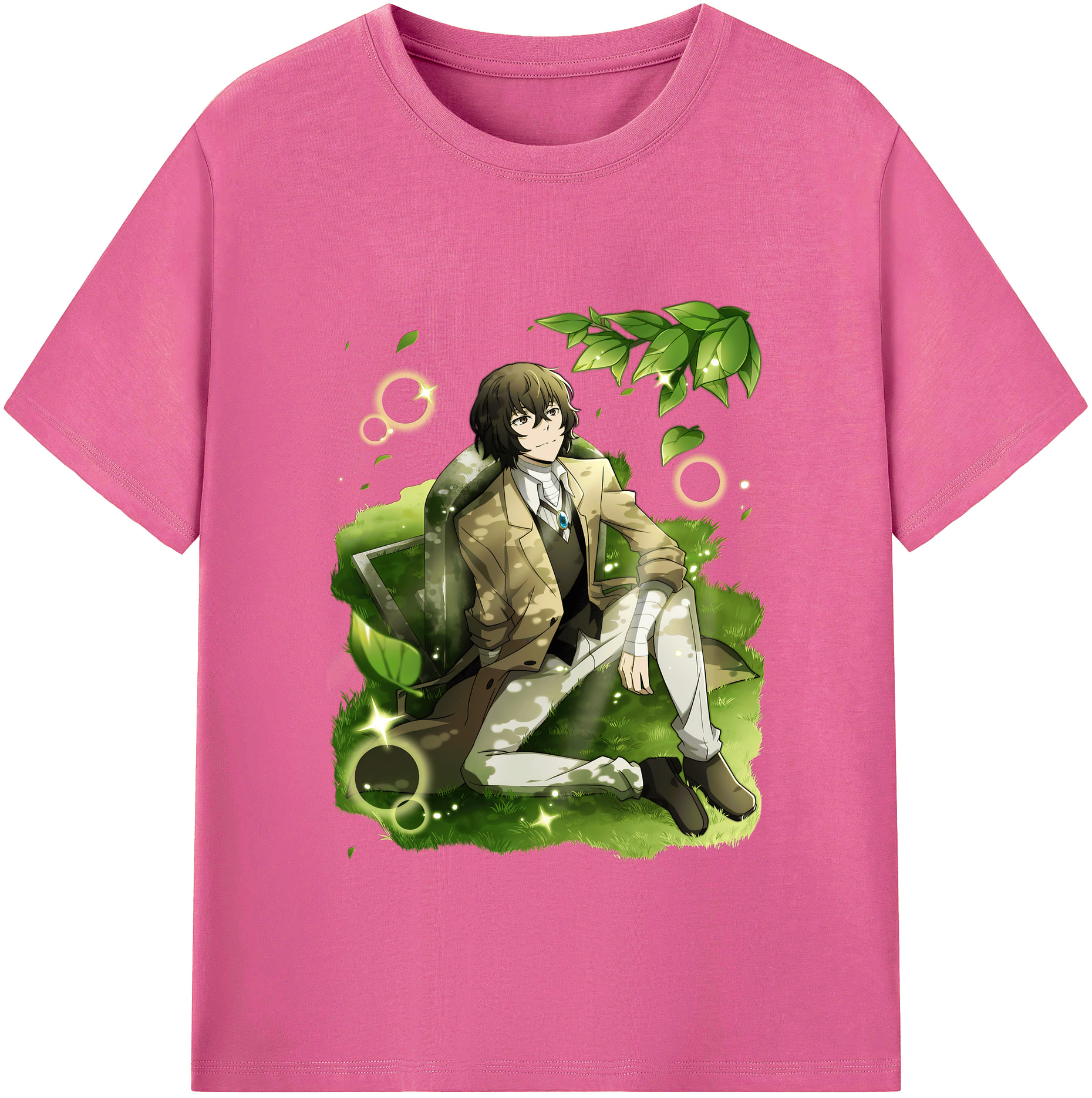 （画像用） 文豪ストレイドッグス Bungo Stray Dogs レディースカジュアルプリントTシャツ（綿100％）