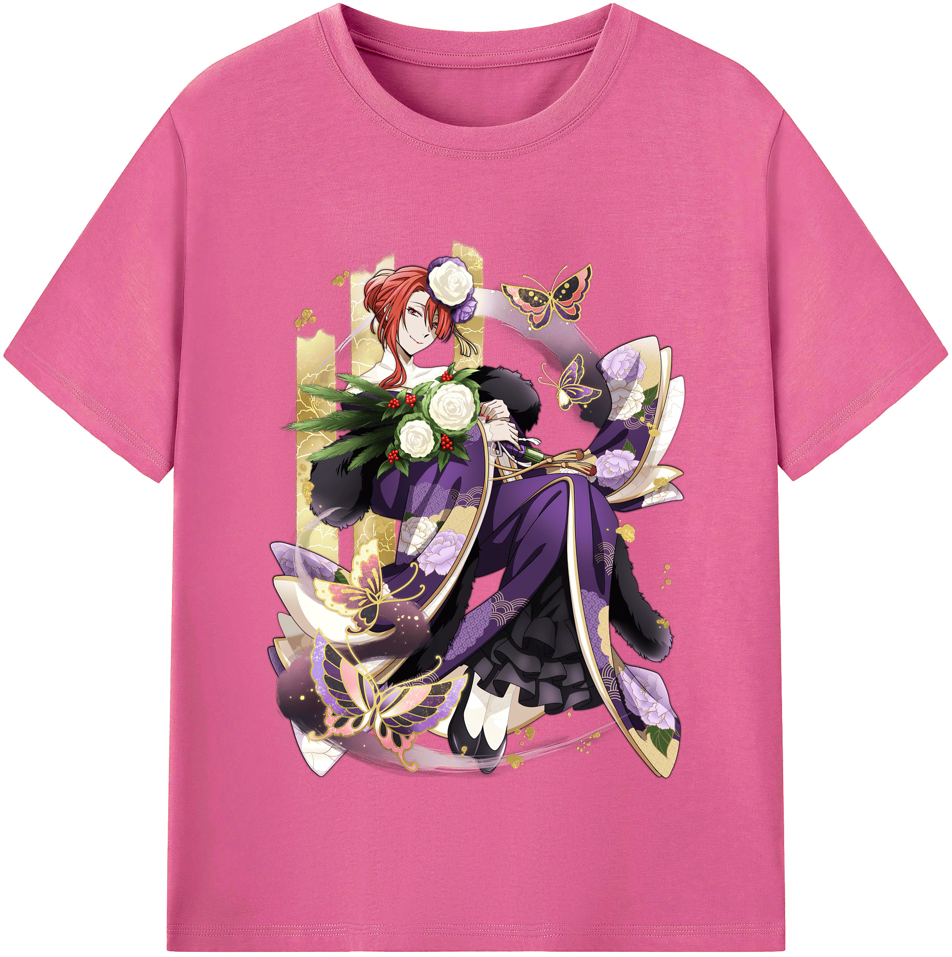 （画像用） 文豪ストレイドッグス Bungo Stray Dogs レディースカジュアルプリントTシャツ（綿100％）