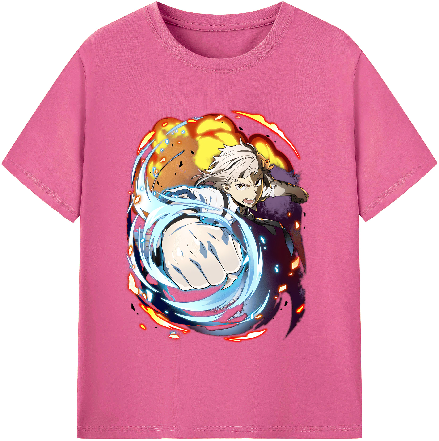 （画像用） 文豪ストレイドッグス Bungo Stray Dogs レディースカジュアルプリントTシャツ（綿100％）