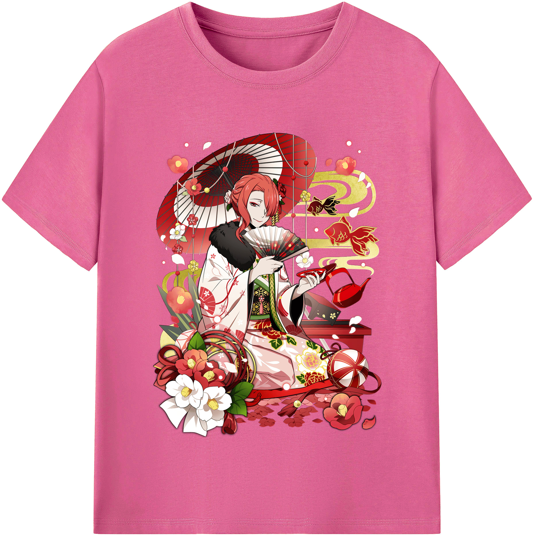 （画像用） 文豪ストレイドッグス Bungo Stray Dogs レディースカジュアルプリントTシャツ（綿100％）