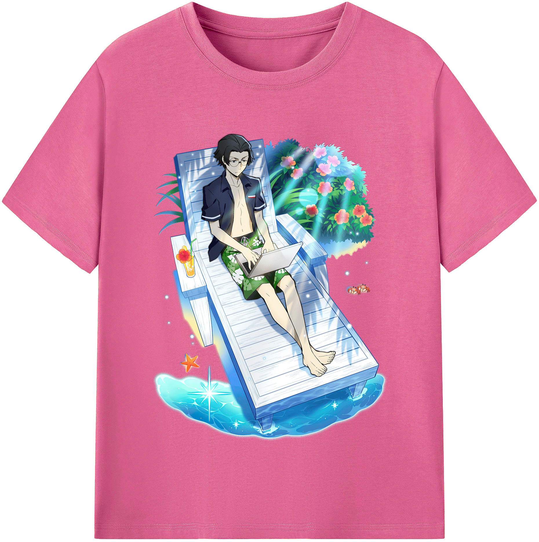 （画像用） 文豪ストレイドッグス Bungo Stray Dogs レディースカジュアルプリントTシャツ（綿100％）