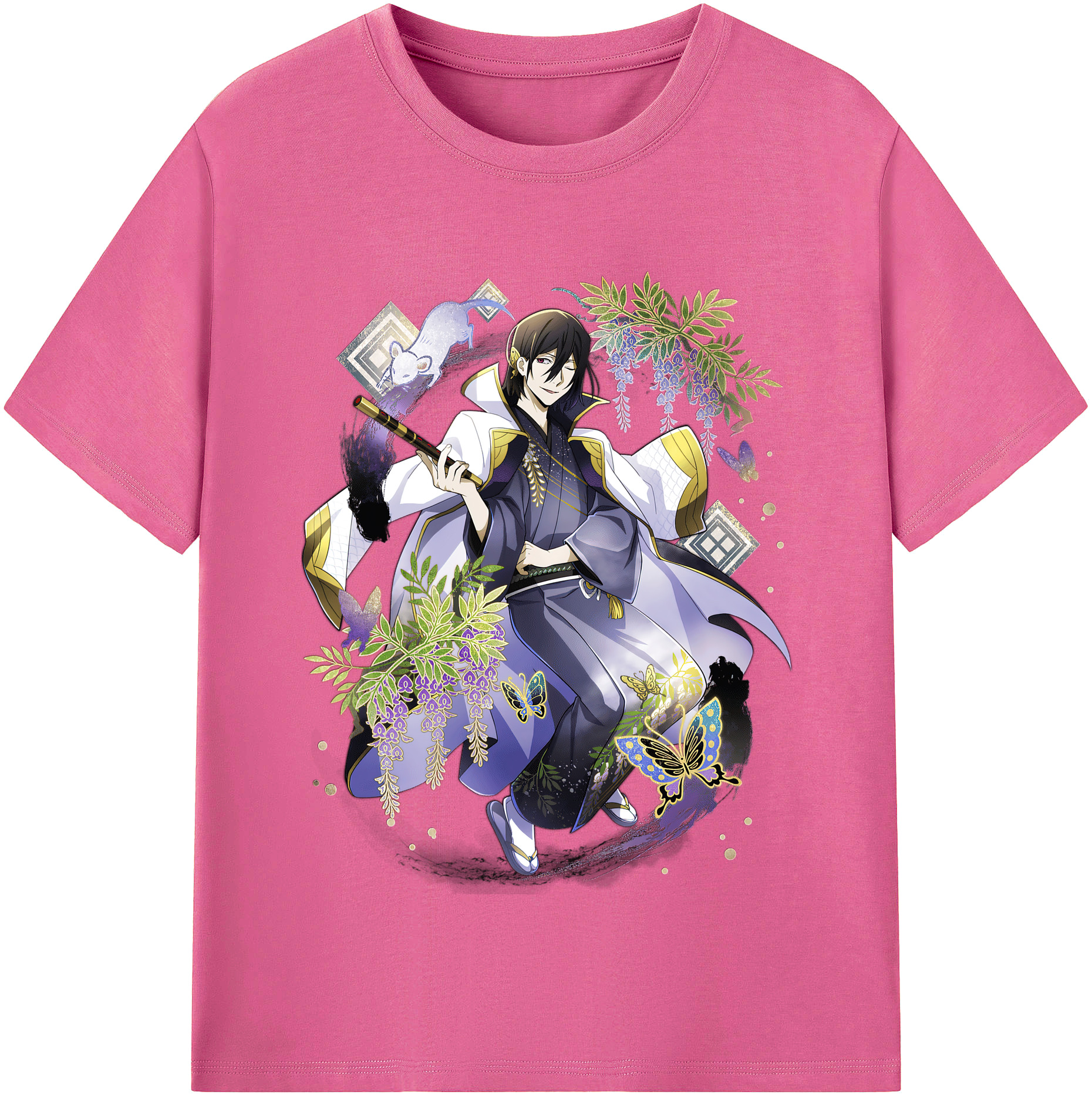 （画像用） 文豪ストレイドッグス Bungo Stray Dogs レディースカジュアルプリントTシャツ（綿100％）