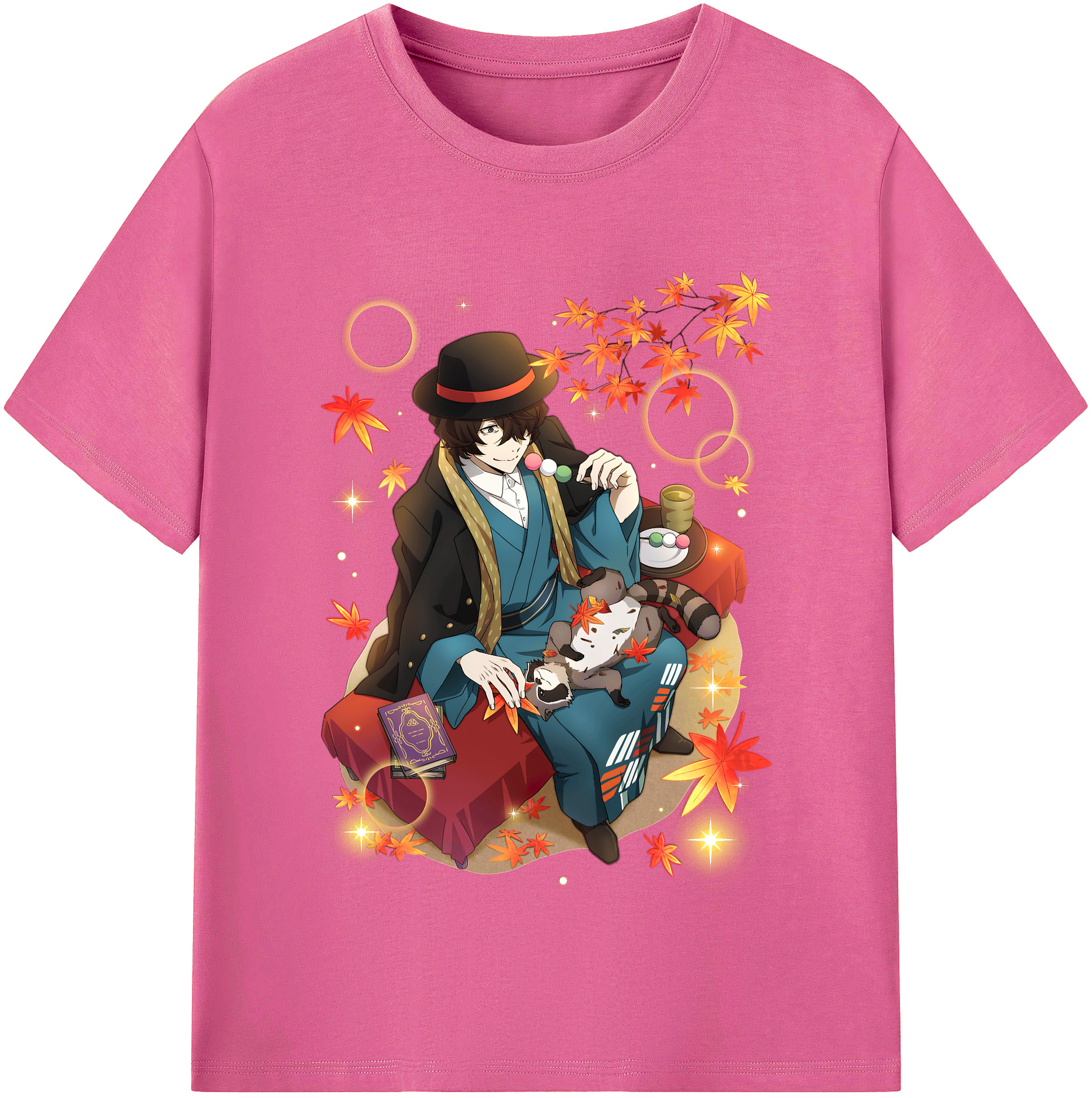 （画像用） 文豪ストレイドッグス Bungo Stray Dogs レディースカジュアルプリントTシャツ（綿100％）