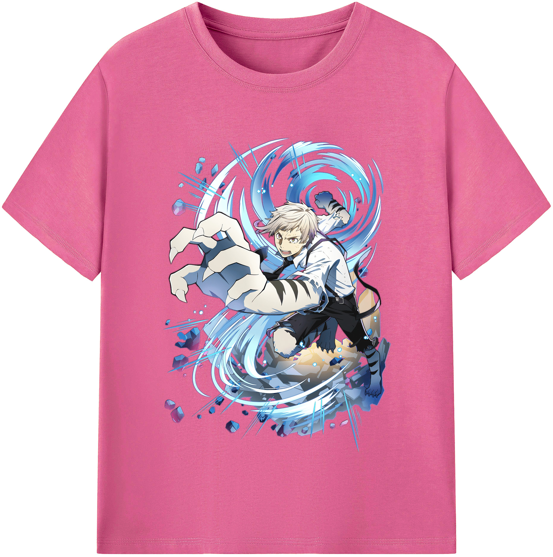 （画像用） 文豪ストレイドッグス Bungo Stray Dogs レディースカジュアルプリントTシャツ（綿100％）