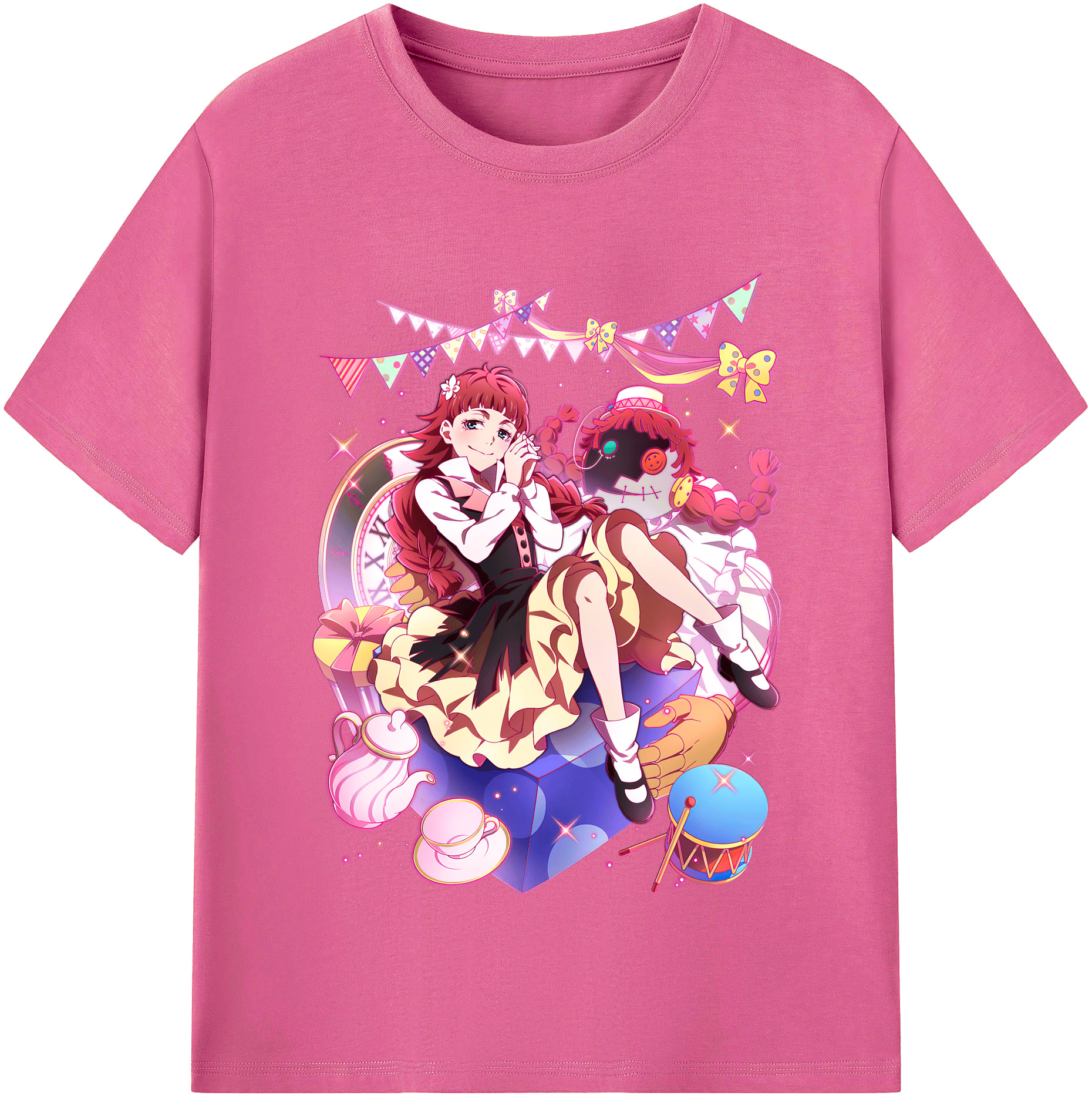 （画像用） 文豪ストレイドッグス Bungo Stray Dogs レディースカジュアルプリントTシャツ（綿100％）