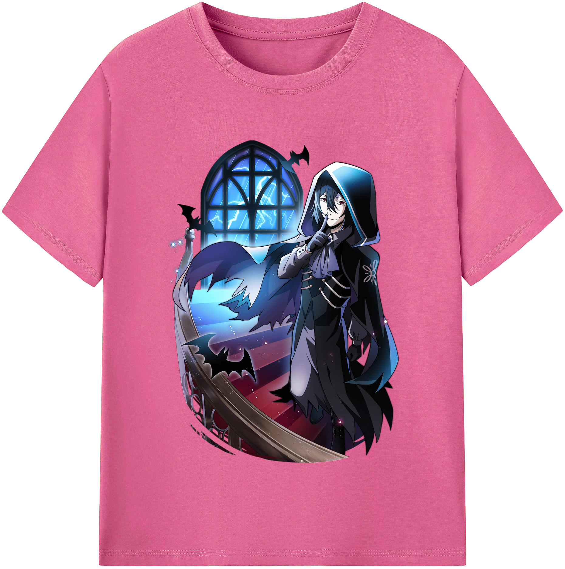 （画像用） 文豪ストレイドッグス Bungo Stray Dogs レディースカジュアルプリントTシャツ（綿100％）