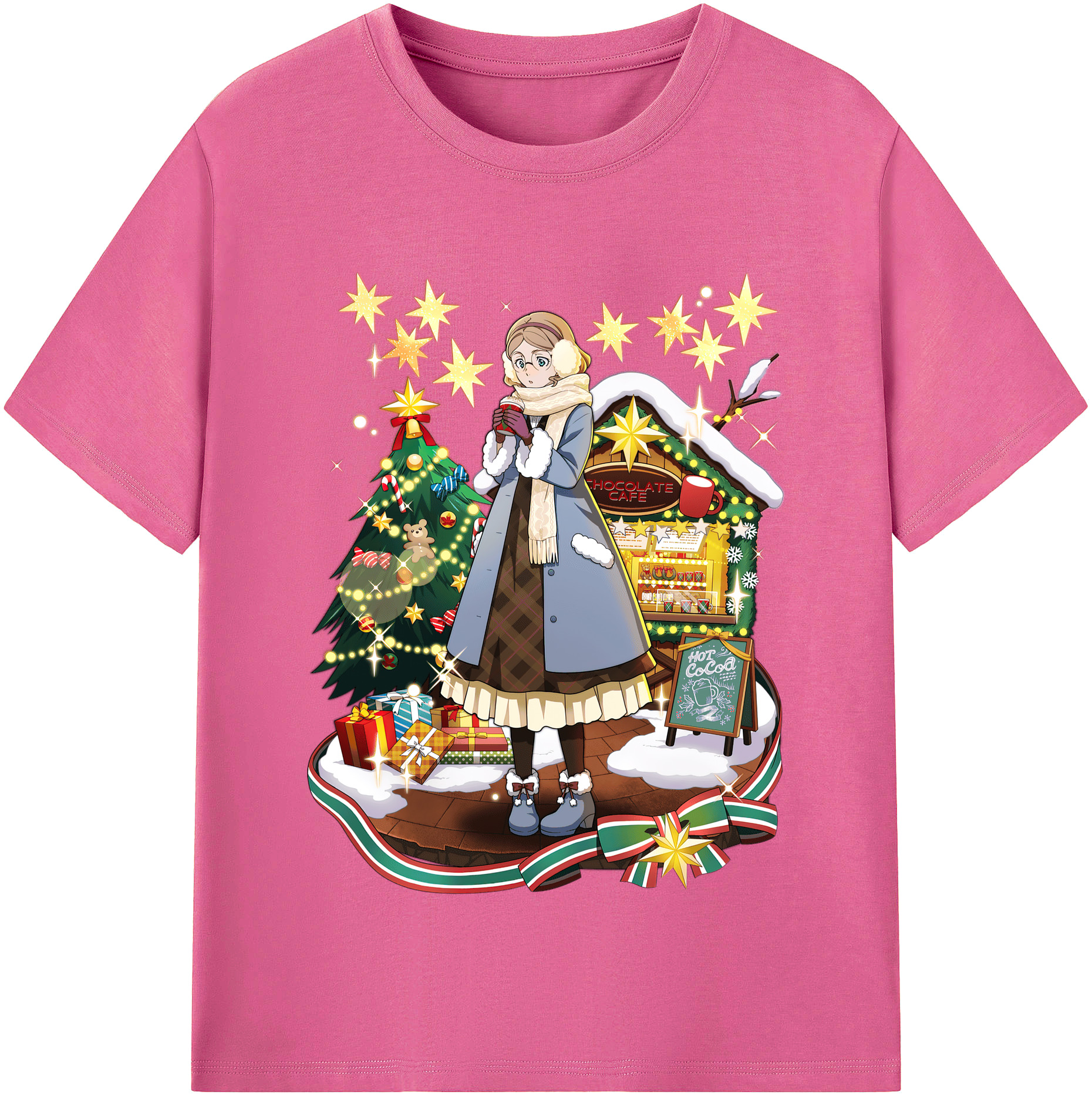 （画像用） 文豪ストレイドッグス Bungo Stray Dogs レディースカジュアルプリントTシャツ（綿100％）