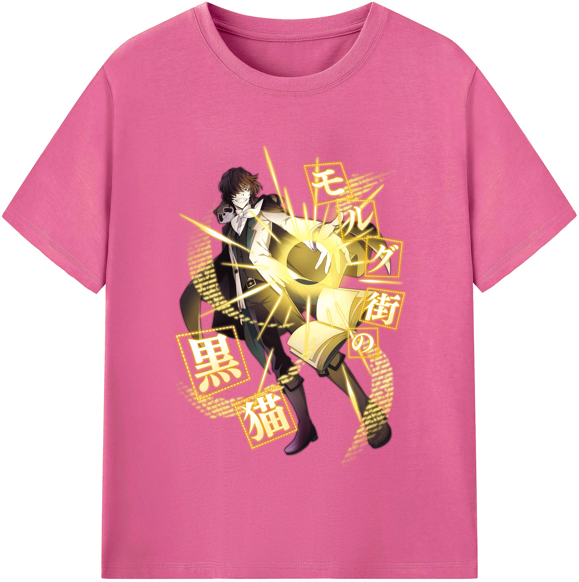 （画像用） 文豪ストレイドッグス Bungo Stray Dogs レディースカジュアルプリントTシャツ（綿100％）