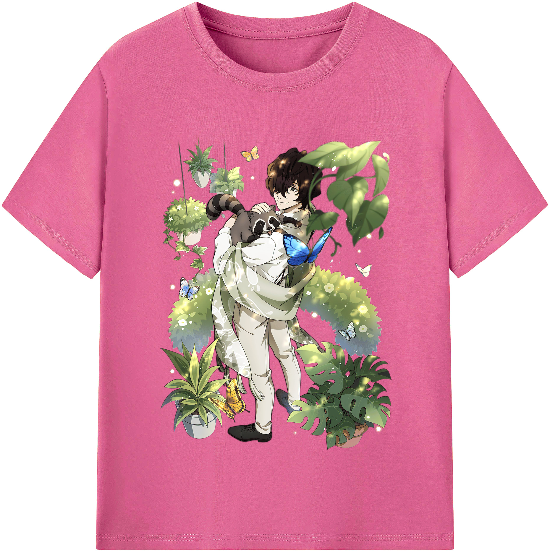 （画像用） 文豪ストレイドッグス Bungo Stray Dogs レディースカジュアルプリントTシャツ（綿100％）