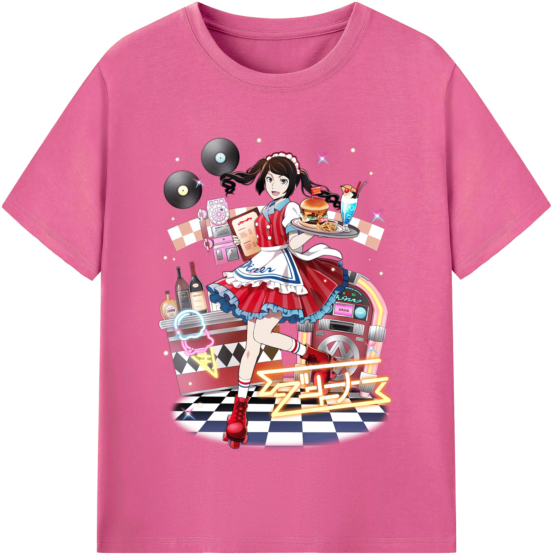 （画像用） 文豪ストレイドッグス Bungo Stray Dogs レディースカジュアルプリントTシャツ（綿100％）