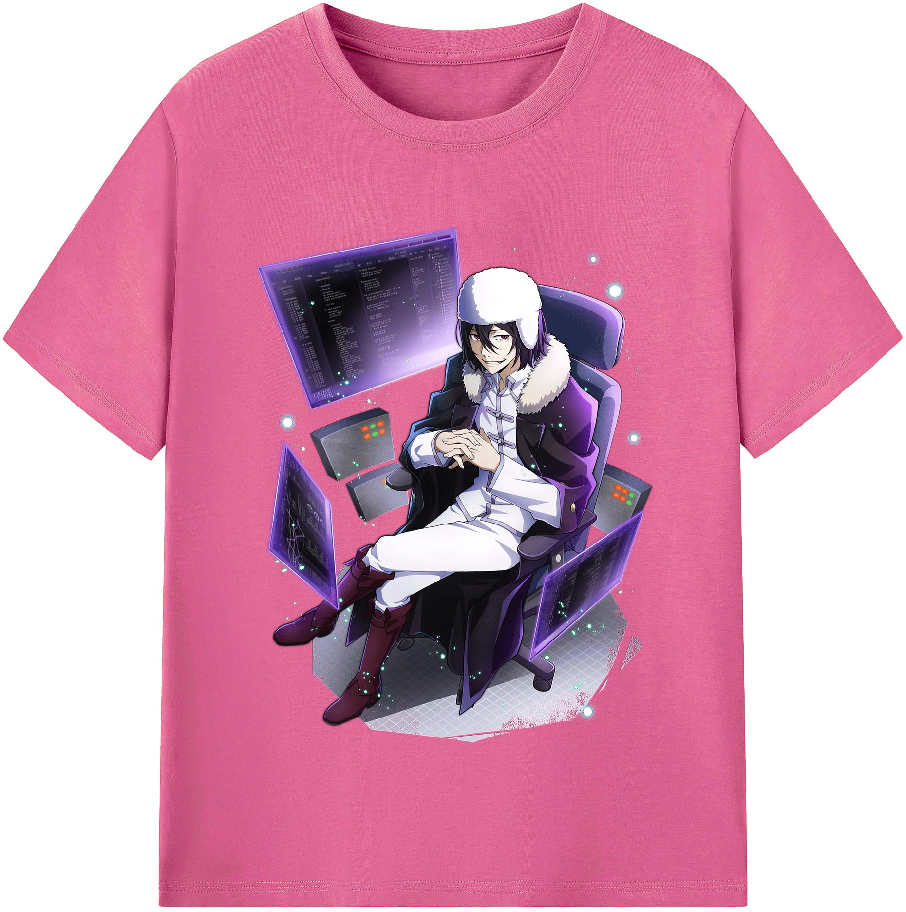 （画像用） 文豪ストレイドッグス Bungo Stray Dogs レディースカジュアルプリントTシャツ（綿100％）
