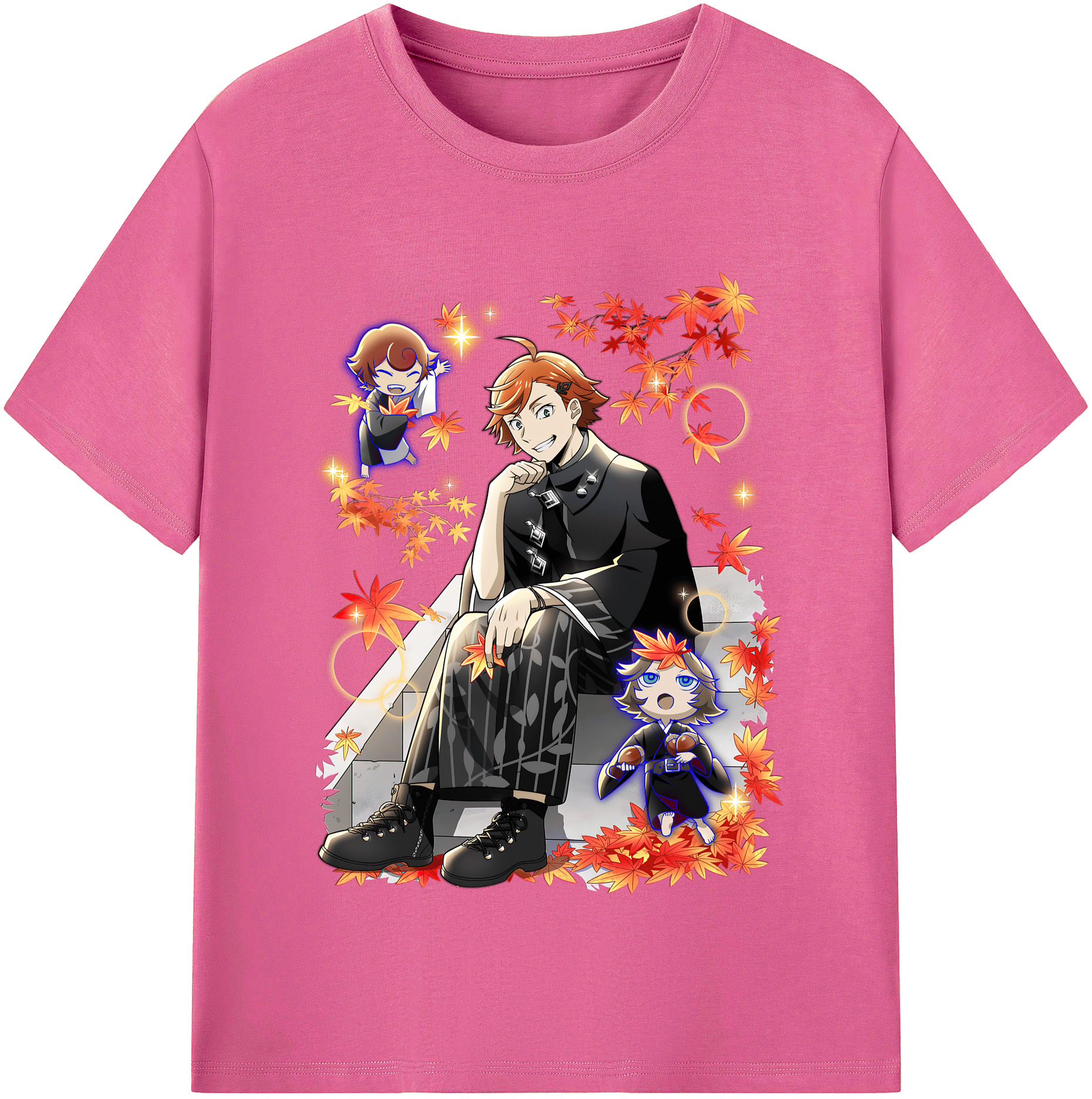 （画像用） 文豪ストレイドッグス Bungo Stray Dogs レディースカジュアルプリントTシャツ（綿100％）