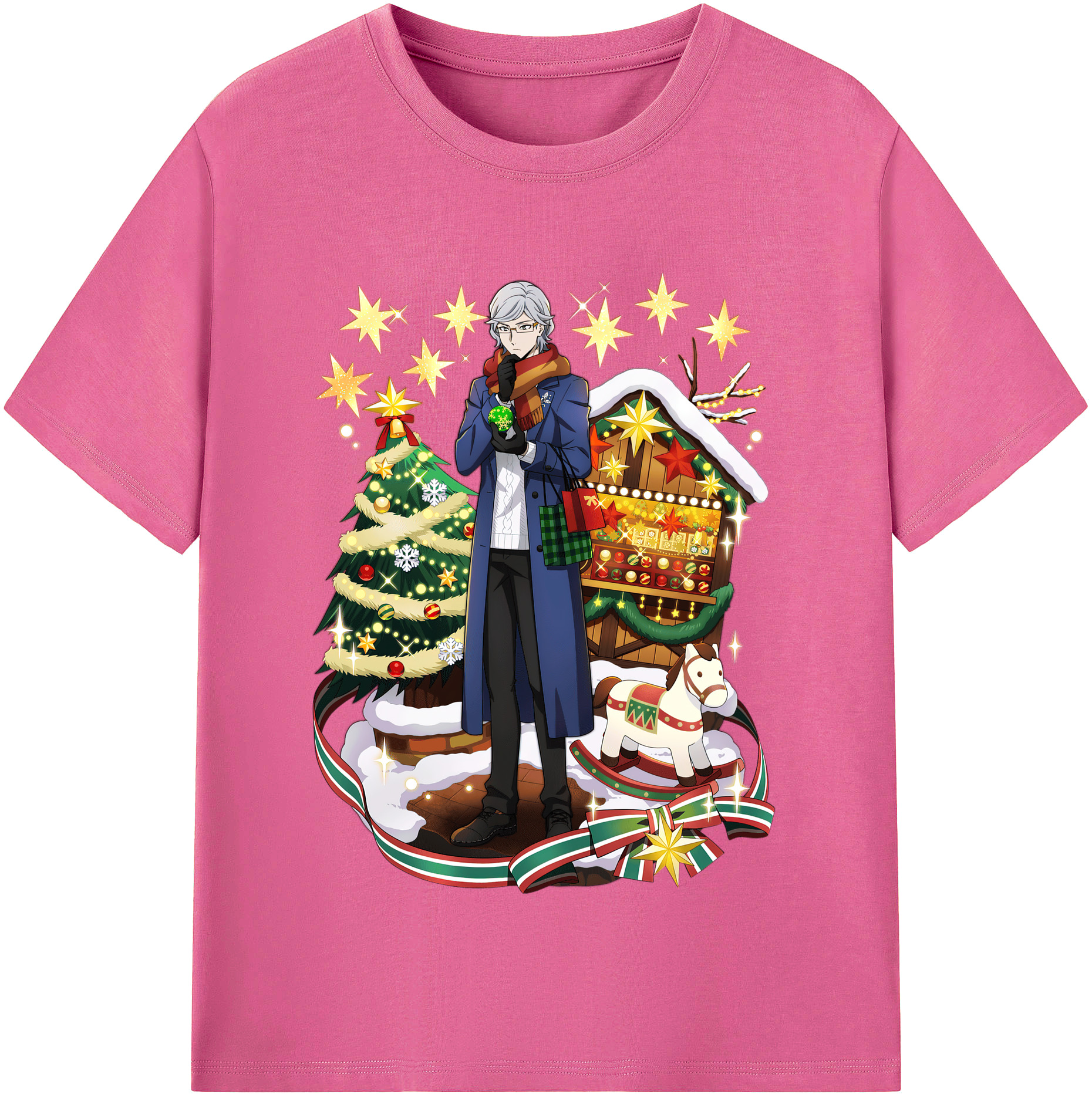（画像用） 文豪ストレイドッグス Bungo Stray Dogs レディースカジュアルプリントTシャツ（綿100％）