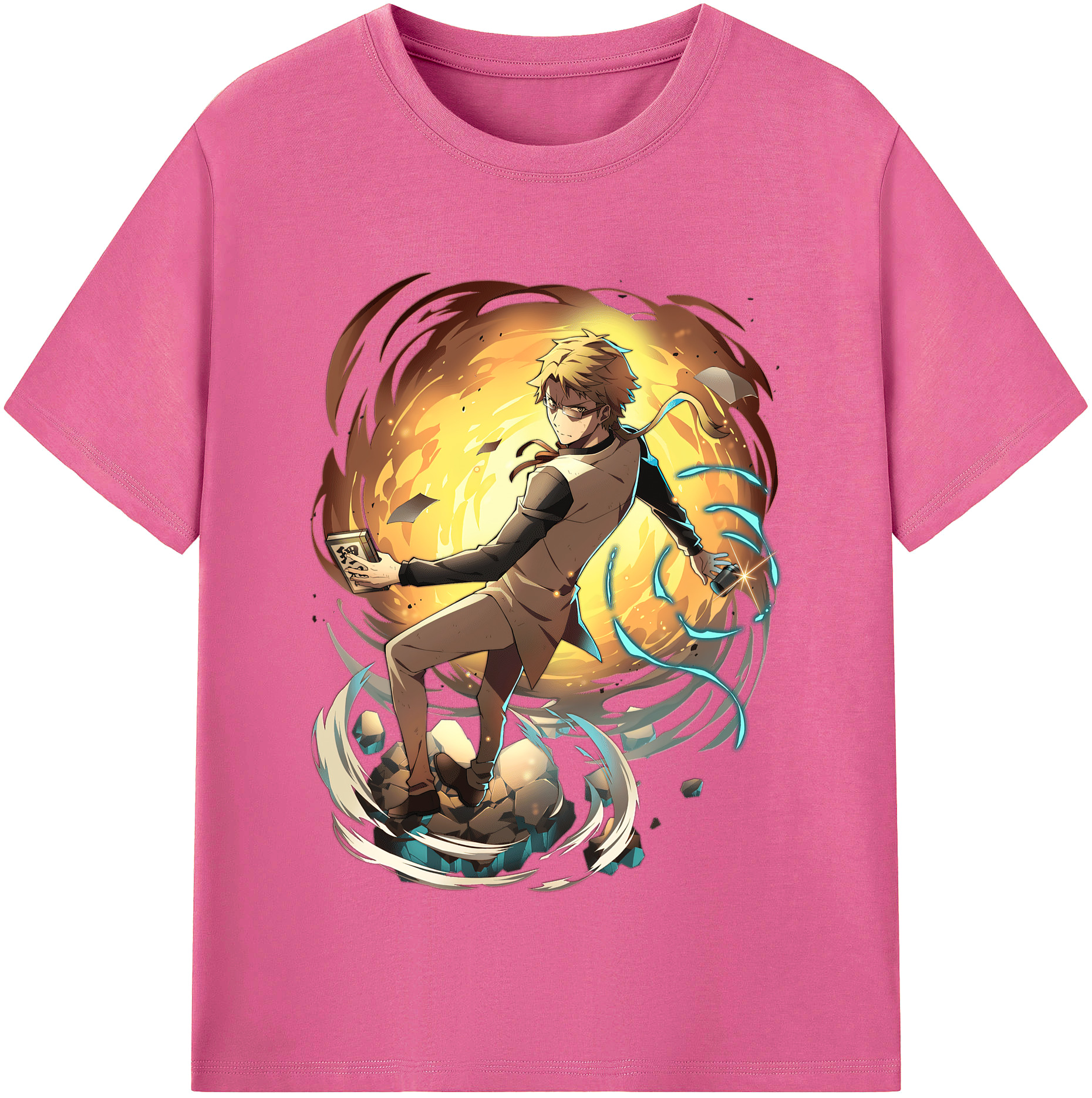 （画像用） 文豪ストレイドッグス Bungo Stray Dogs レディースカジュアルプリントTシャツ（綿100％）