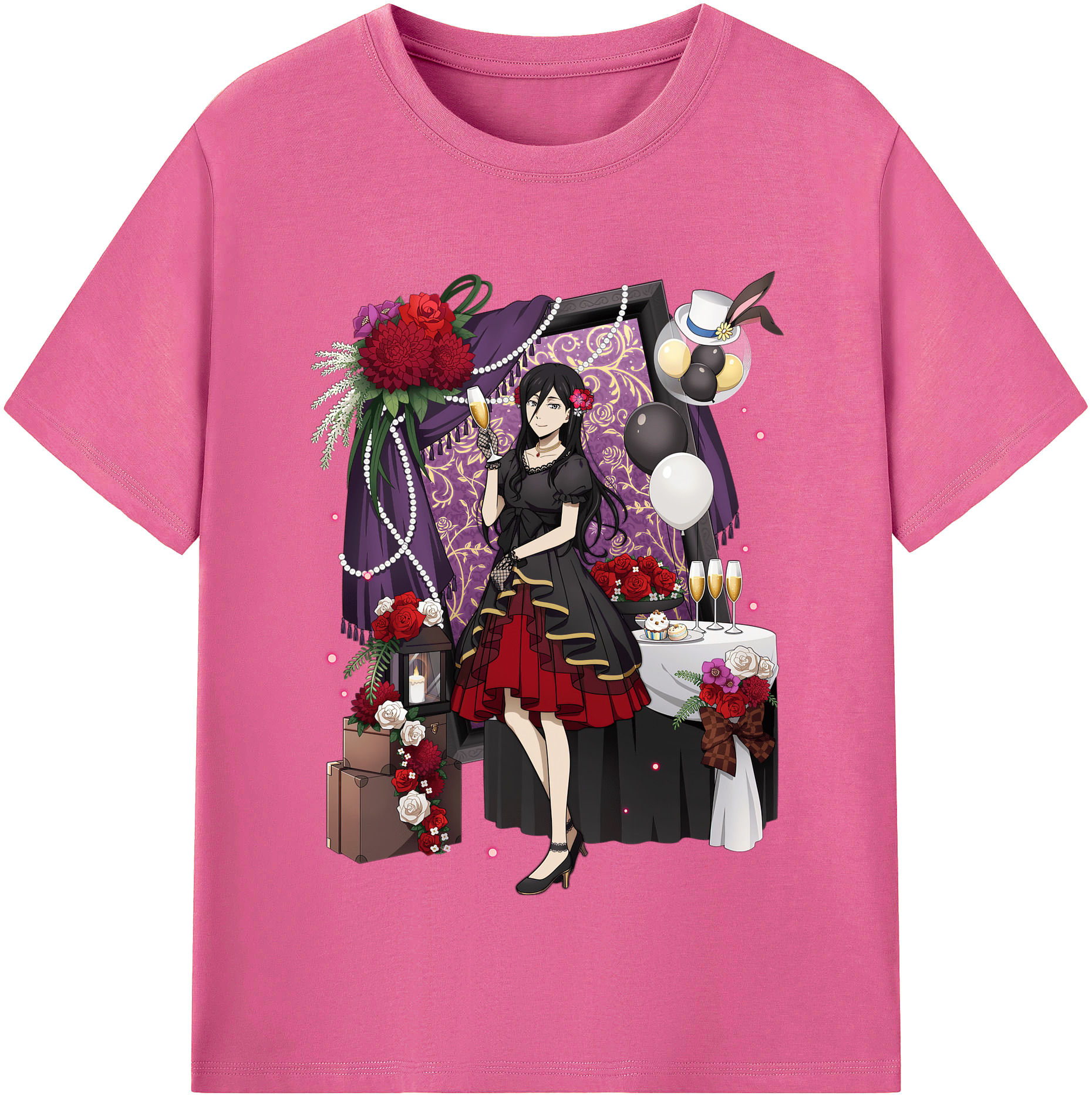 （画像用） 文豪ストレイドッグス Bungo Stray Dogs レディースカジュアルプリントTシャツ（綿100％）