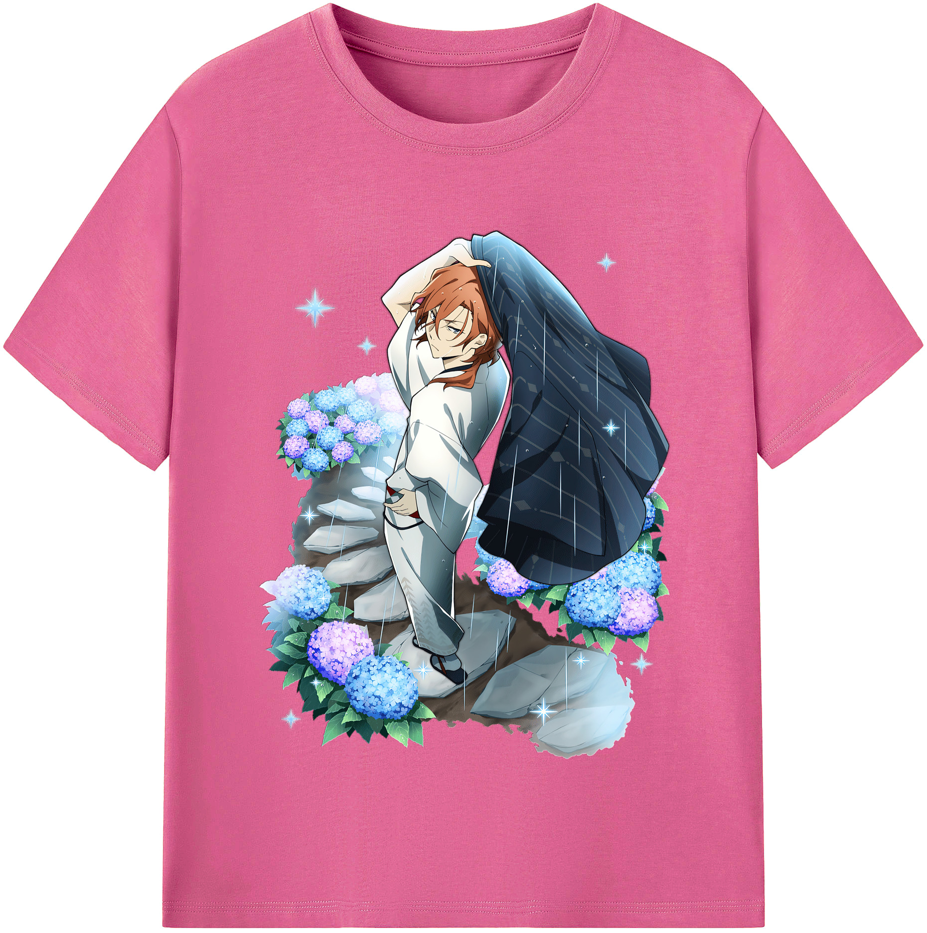 （画像用） 文豪ストレイドッグス Bungo Stray Dogs レディースカジュアルプリントTシャツ（綿100％）