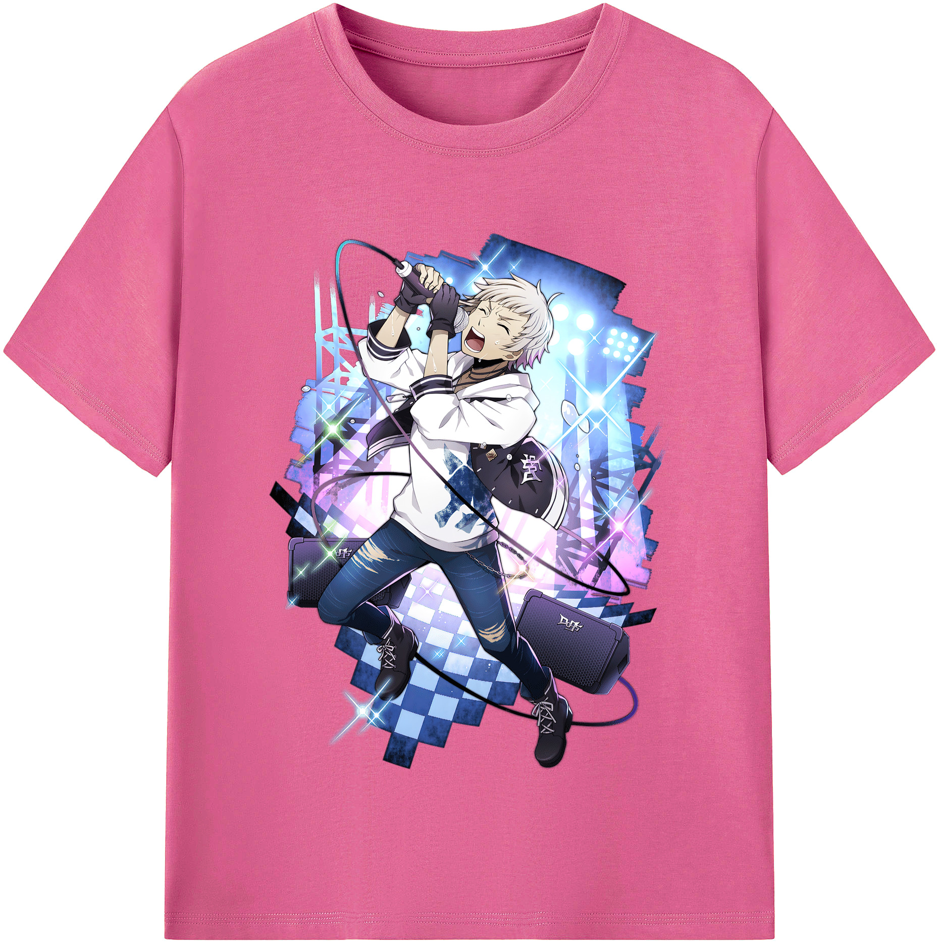 （画像用） 文豪ストレイドッグス Bungo Stray Dogs レディースカジュアルプリントTシャツ（綿100％）