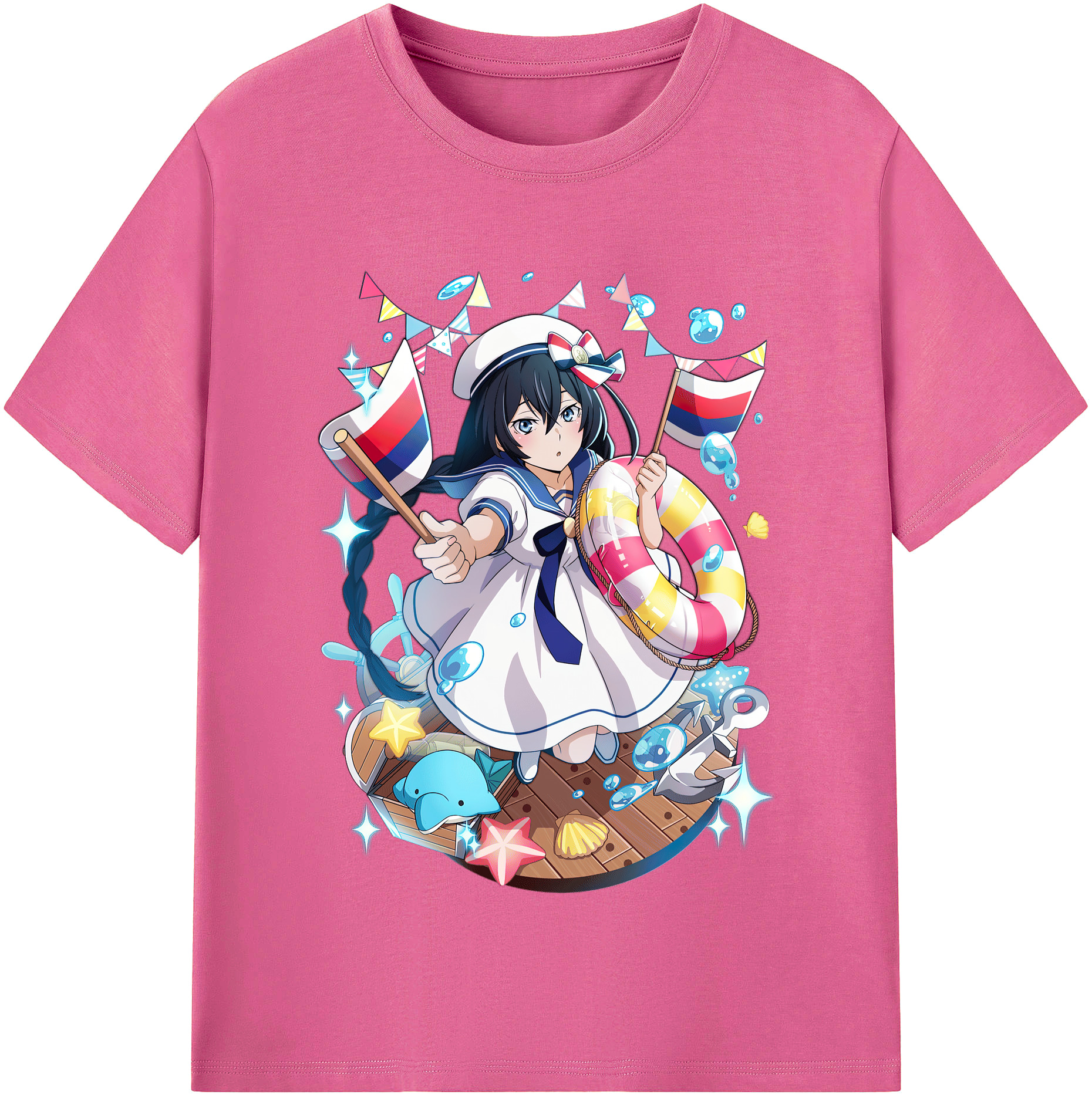 （画像用） 文豪ストレイドッグス Bungo Stray Dogs レディースカジュアルプリントTシャツ（綿100％）