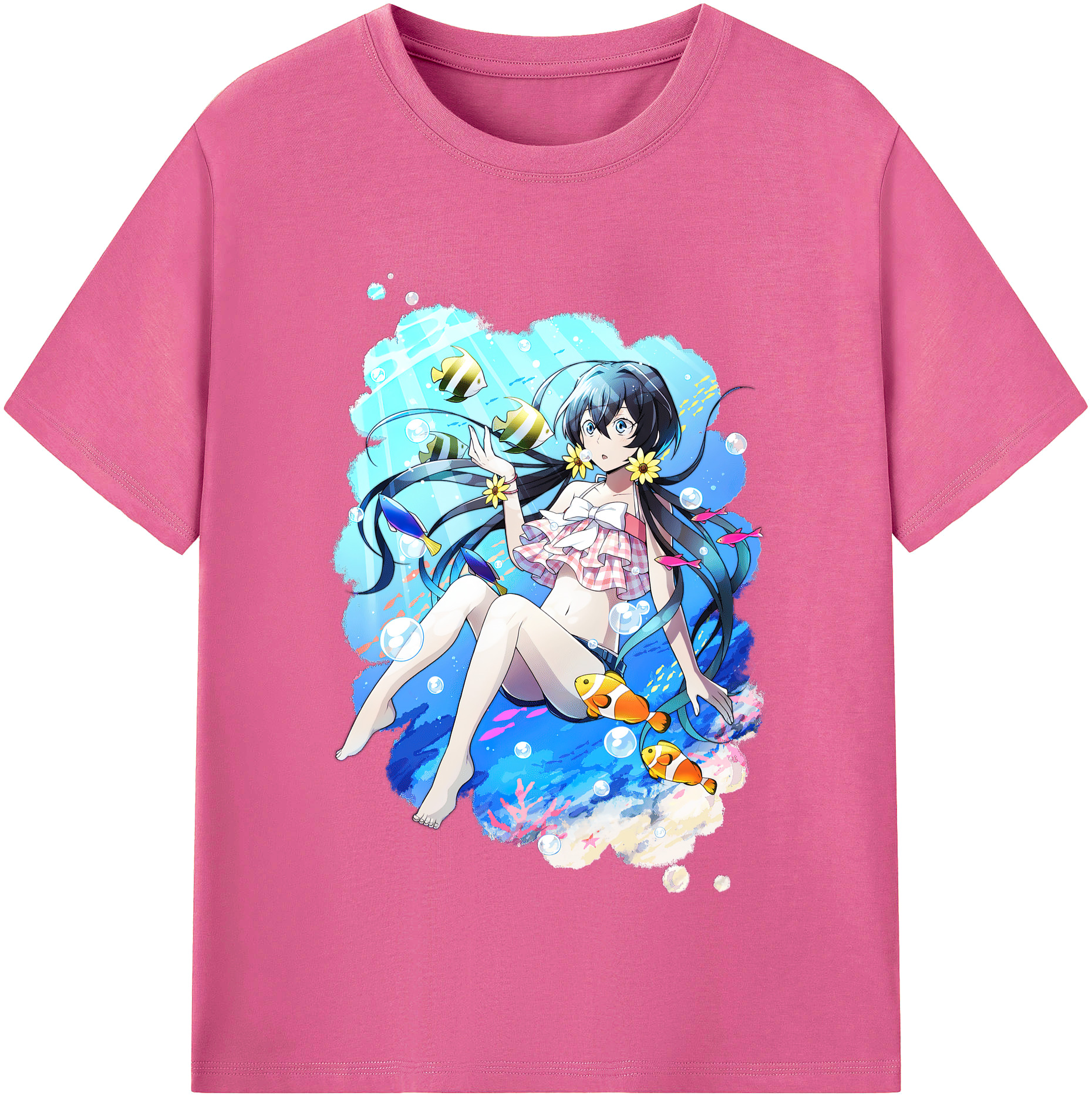 （画像用） 文豪ストレイドッグス Bungo Stray Dogs レディースカジュアルプリントTシャツ（綿100％）