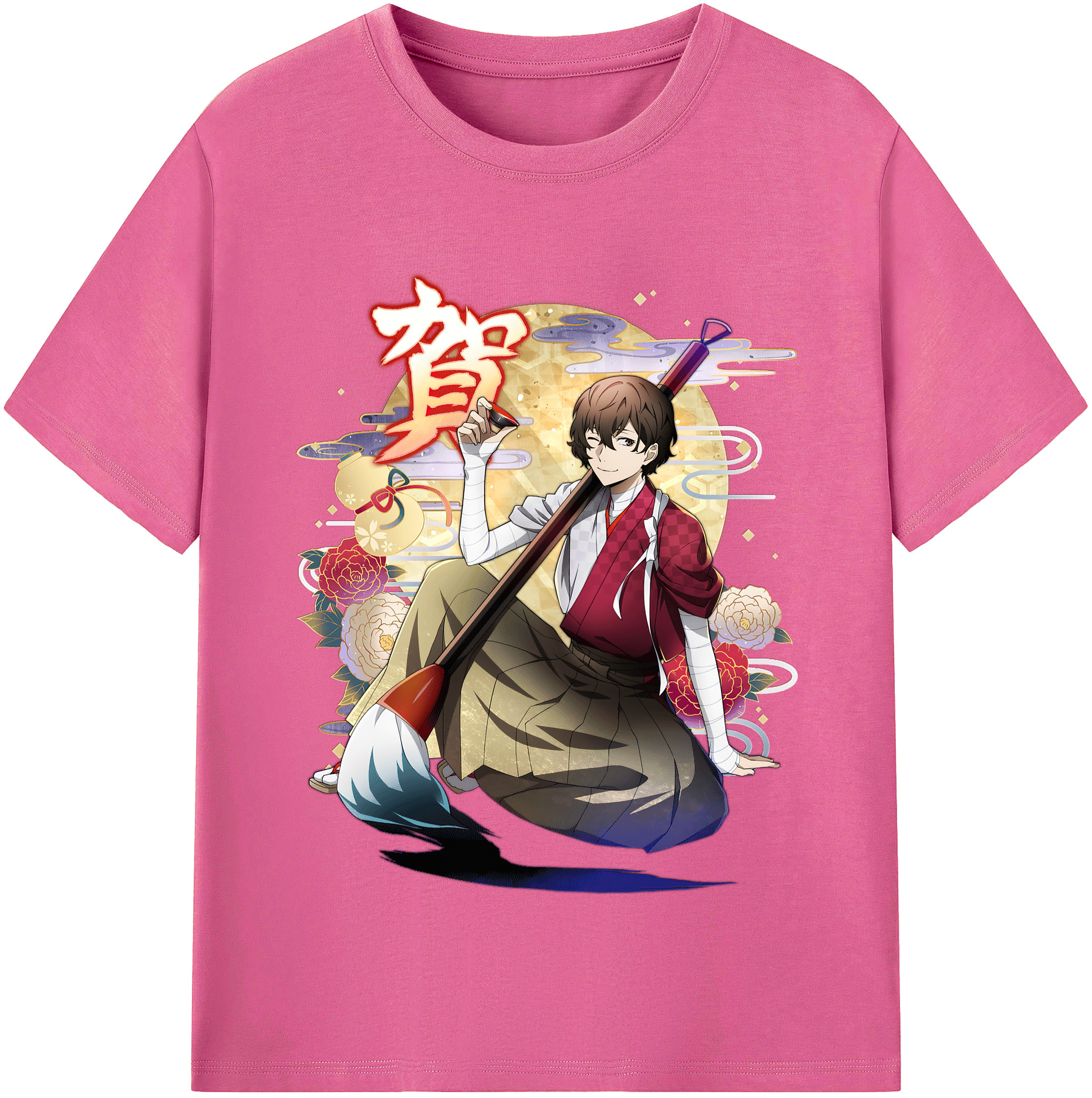 （画像用） 文豪ストレイドッグス Bungo Stray Dogs レディースカジュアルプリントTシャツ（綿100％）