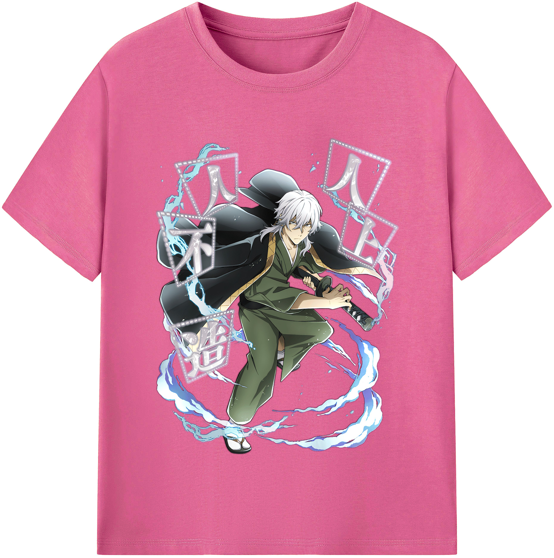 （画像用） 文豪ストレイドッグス Bungo Stray Dogs レディースカジュアルプリントTシャツ（綿100％）
