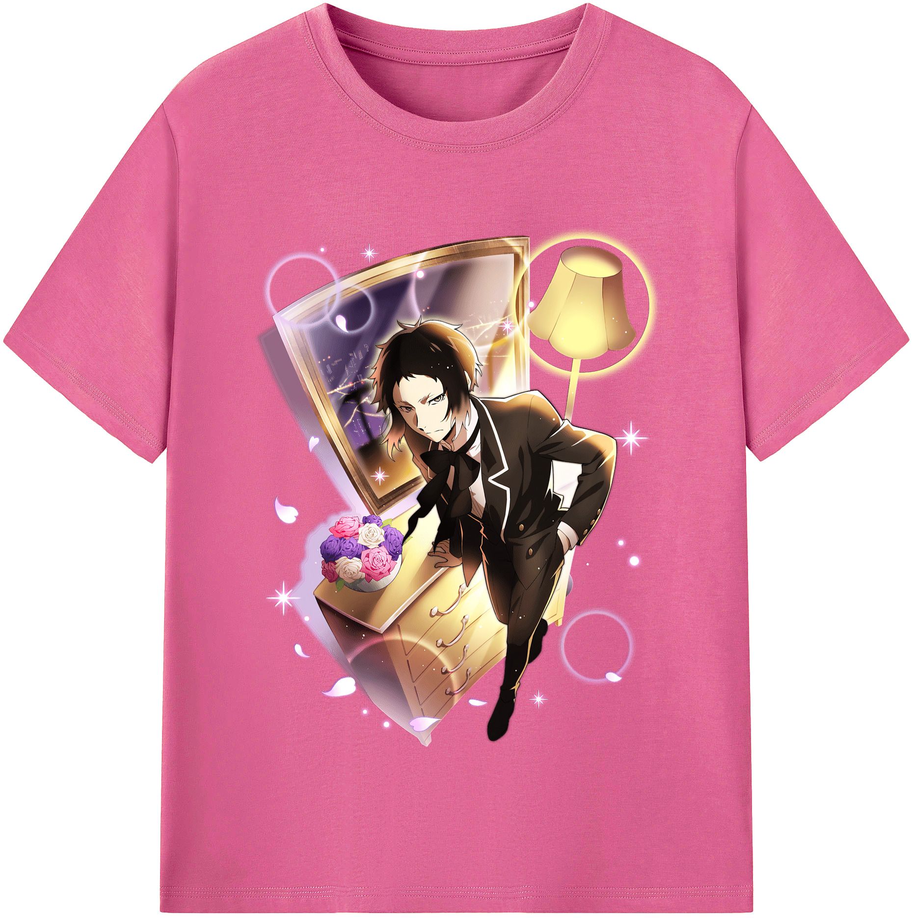 （画像用） 文豪ストレイドッグス Bungo Stray Dogs レディースカジュアルプリントTシャツ（綿100％）