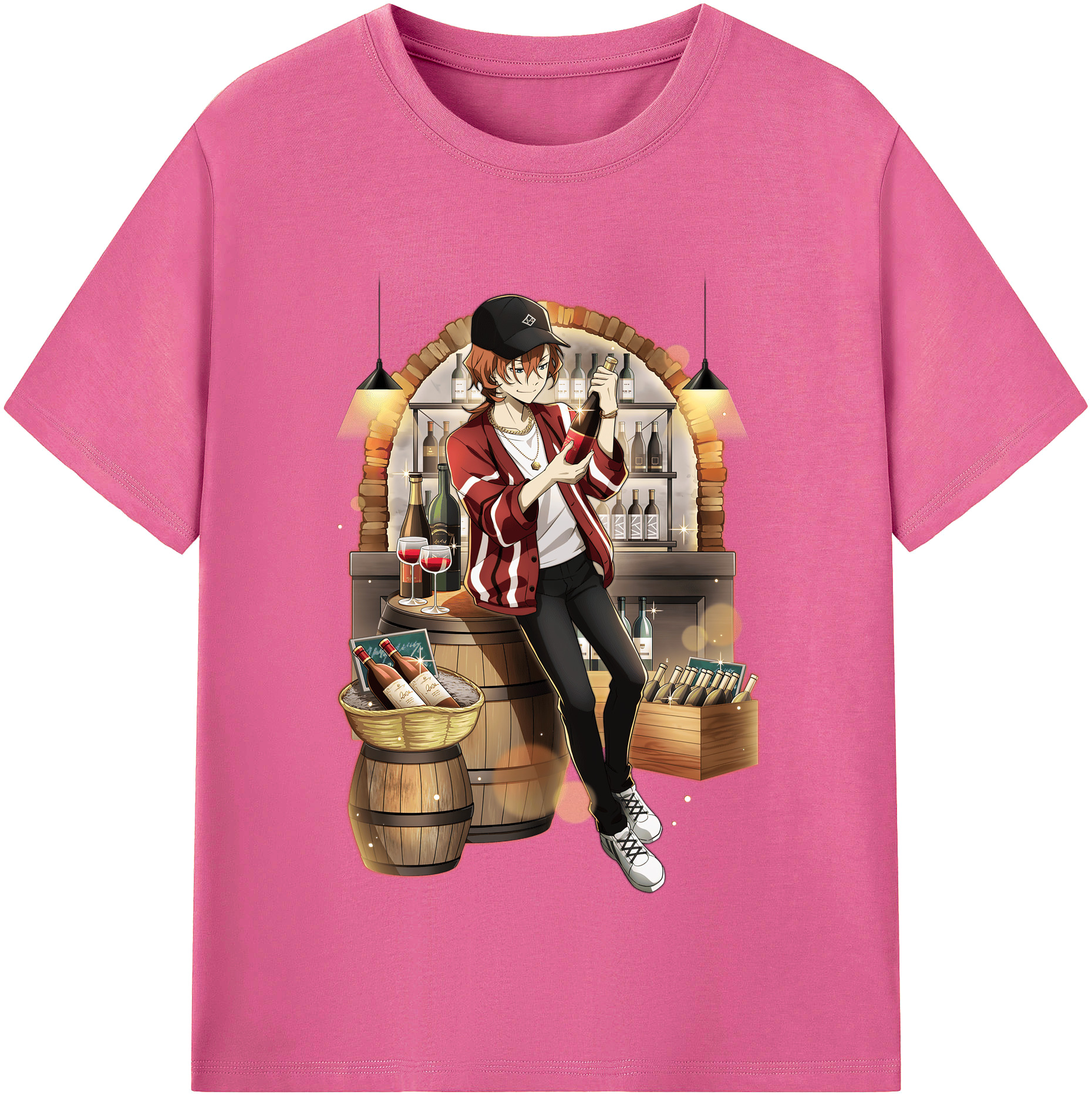 （画像用） 文豪ストレイドッグス Bungo Stray Dogs レディースカジュアルプリントTシャツ（綿100％）