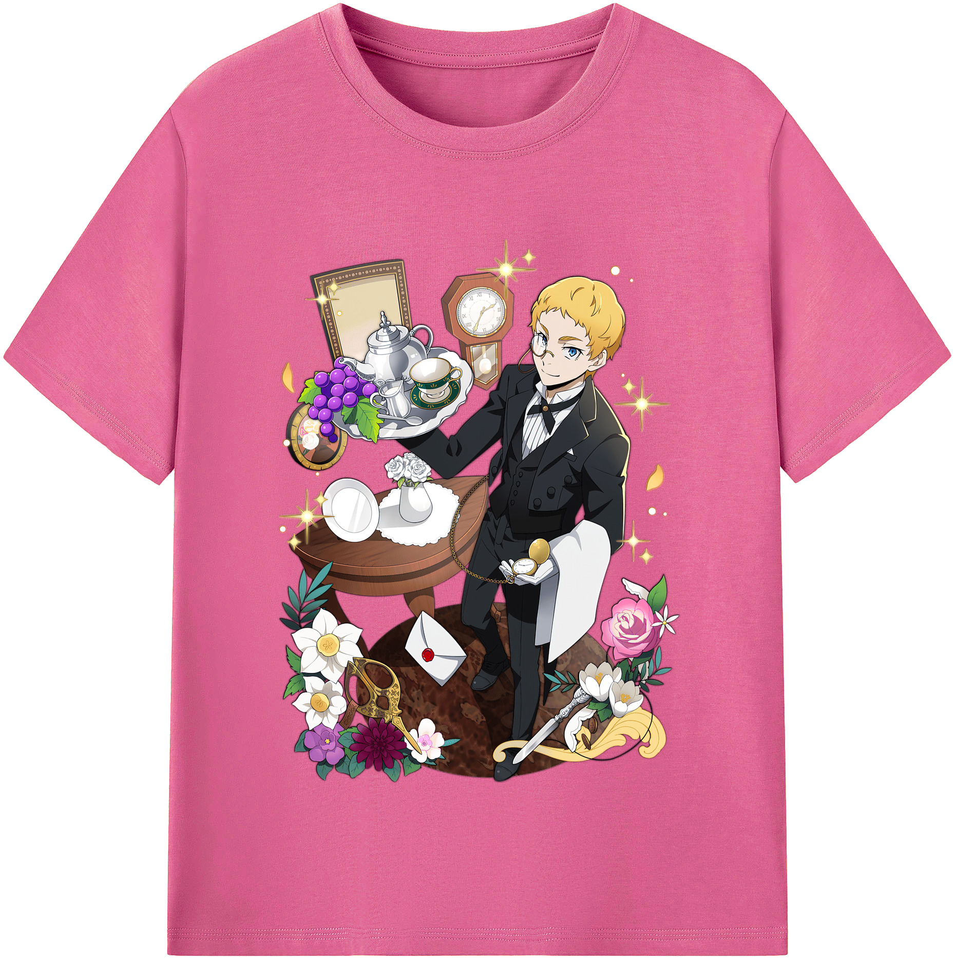 （画像用） 文豪ストレイドッグス Bungo Stray Dogs レディースカジュアルプリントTシャツ（綿100％）