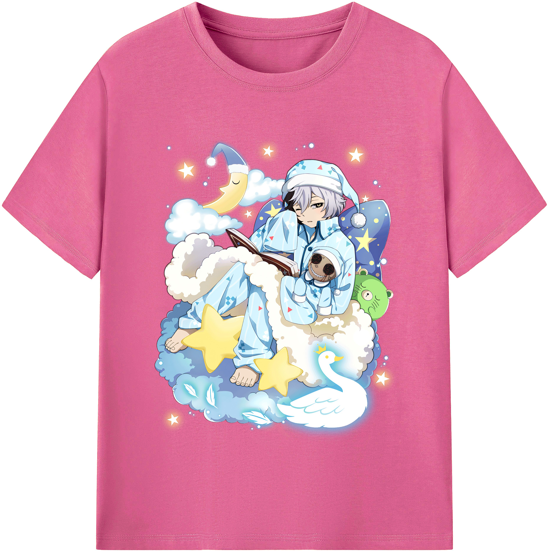 （画像用） 文豪ストレイドッグス Bungo Stray Dogs レディースカジュアルプリントTシャツ（綿100％）