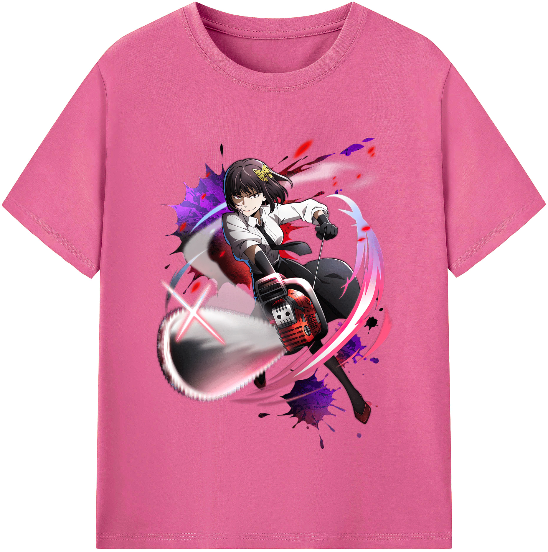 （画像用） 文豪ストレイドッグス Bungo Stray Dogs レディースカジュアルプリントTシャツ（綿100％）