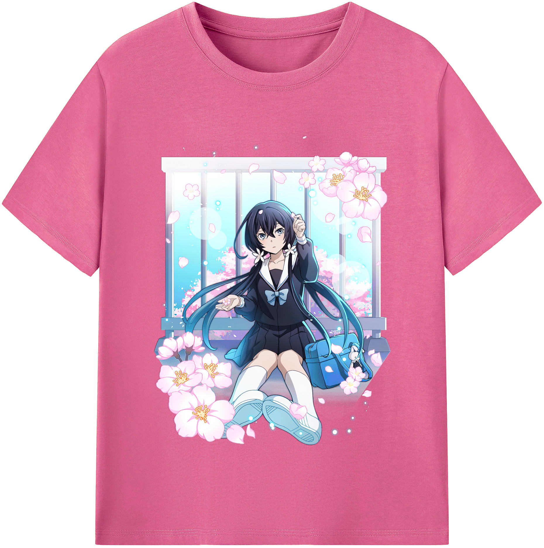 （画像用） 文豪ストレイドッグス Bungo Stray Dogs レディースカジュアルプリントTシャツ（綿100％）
