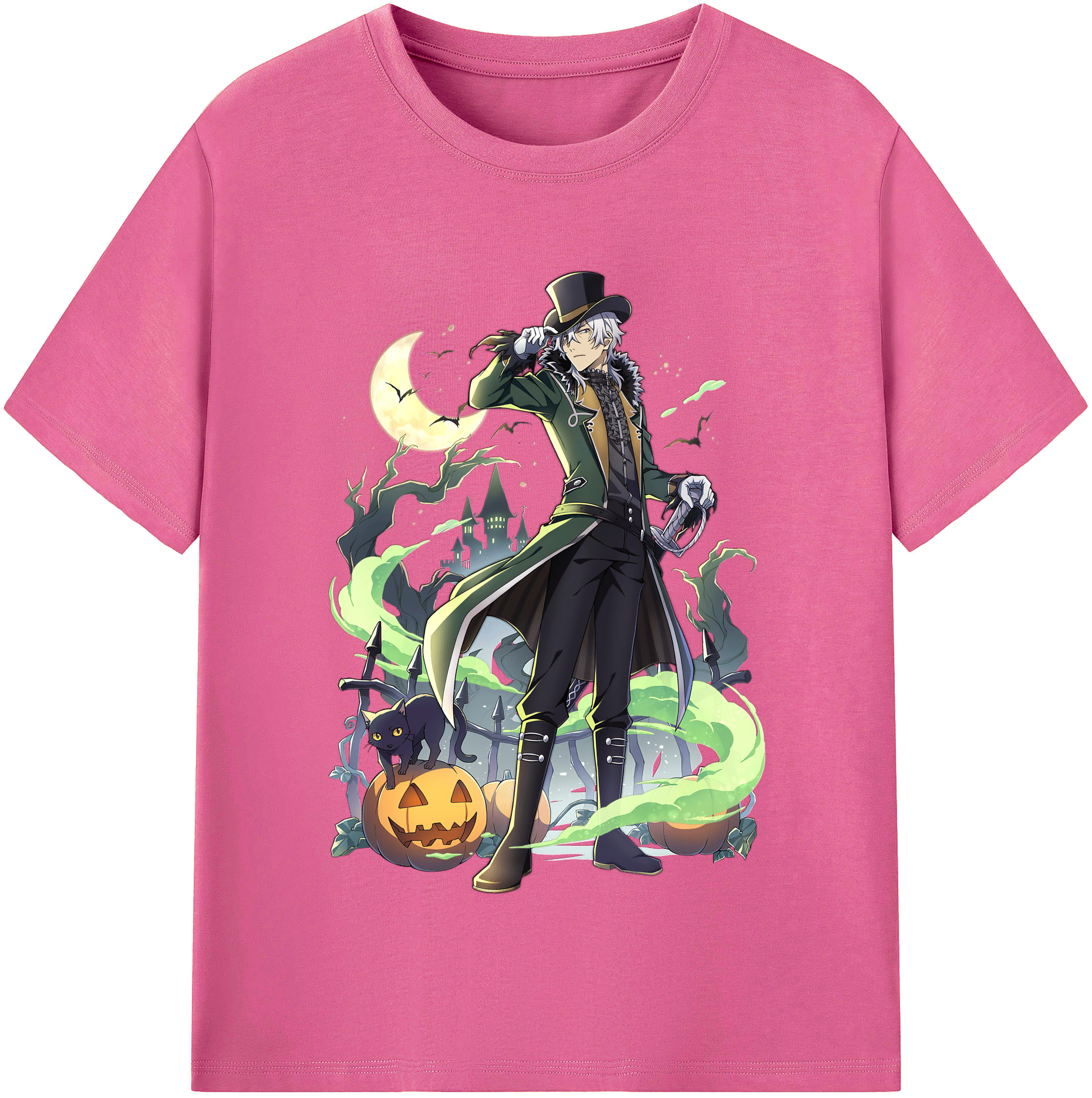 （画像用） 文豪ストレイドッグス Bungo Stray Dogs レディースカジュアルプリントTシャツ（綿100％）