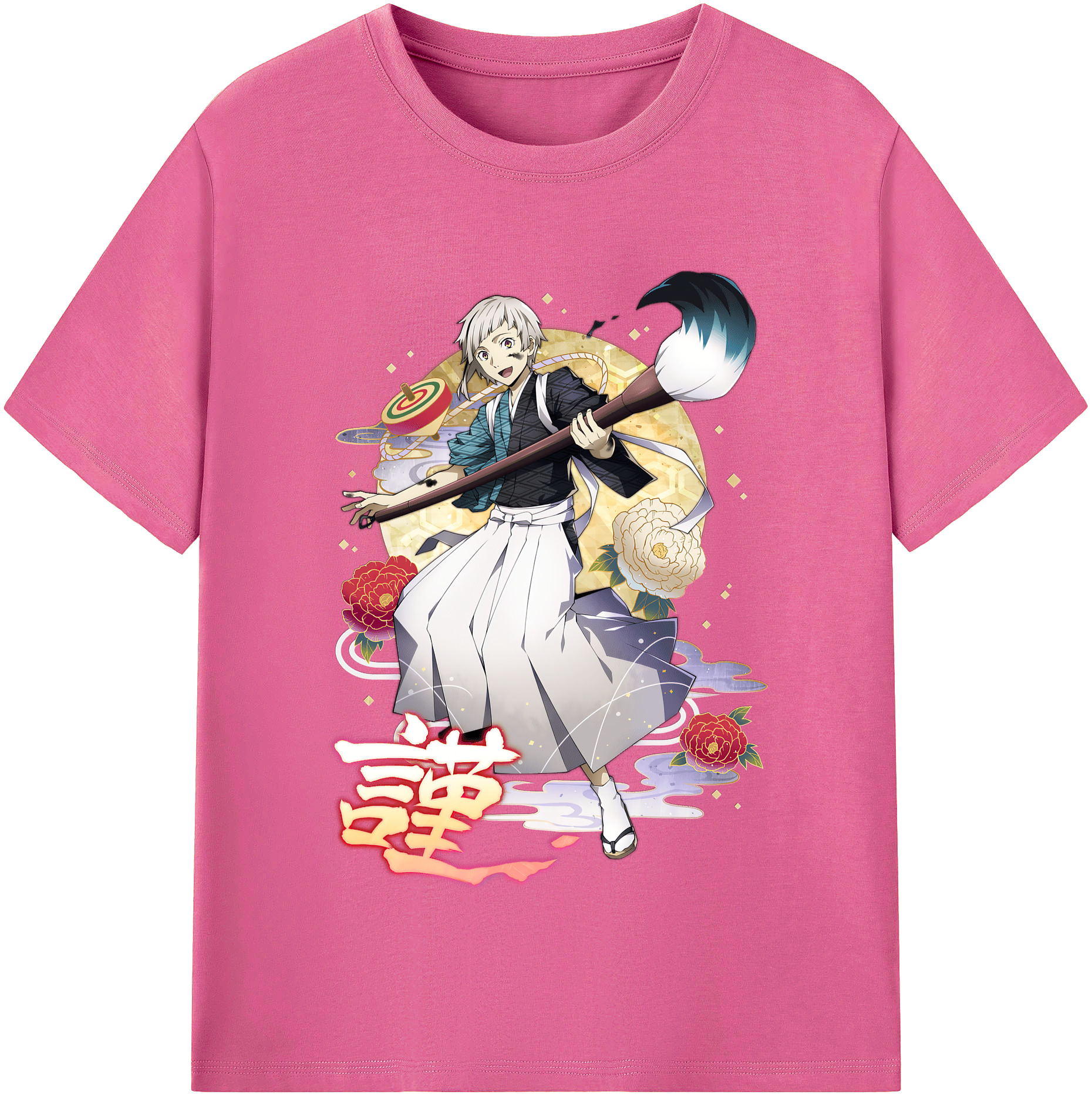 （画像用） 文豪ストレイドッグス Bungo Stray Dogs レディースカジュアルプリントTシャツ（綿100％）