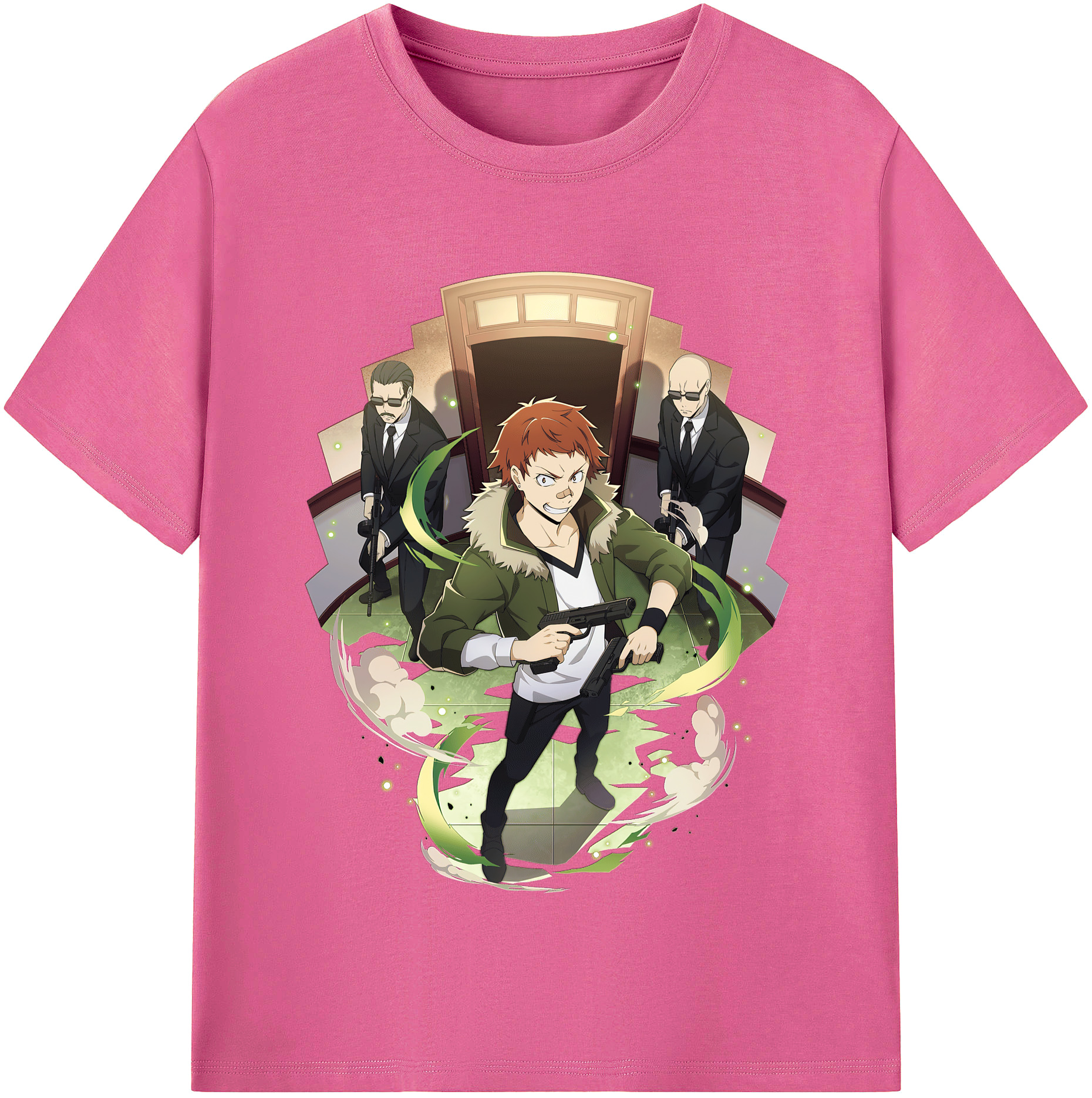（画像用） 文豪ストレイドッグス Bungo Stray Dogs レディースカジュアルプリントTシャツ（綿100％）