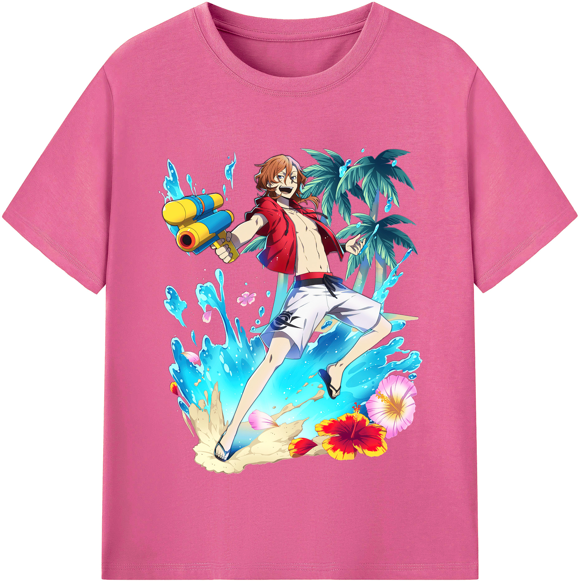 （画像用） 文豪ストレイドッグス Bungo Stray Dogs レディースカジュアルプリントTシャツ（綿100％）