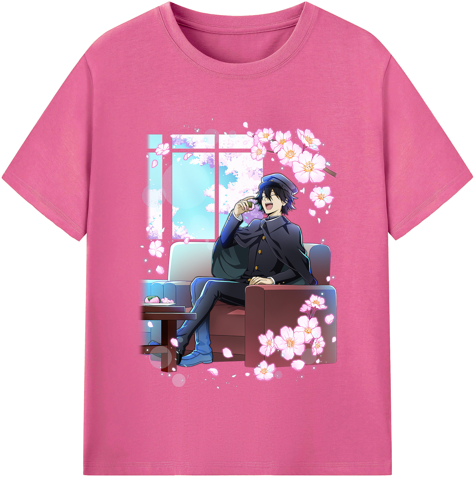 （画像用） 文豪ストレイドッグス Bungo Stray Dogs レディースカジュアルプリントTシャツ（綿100％）