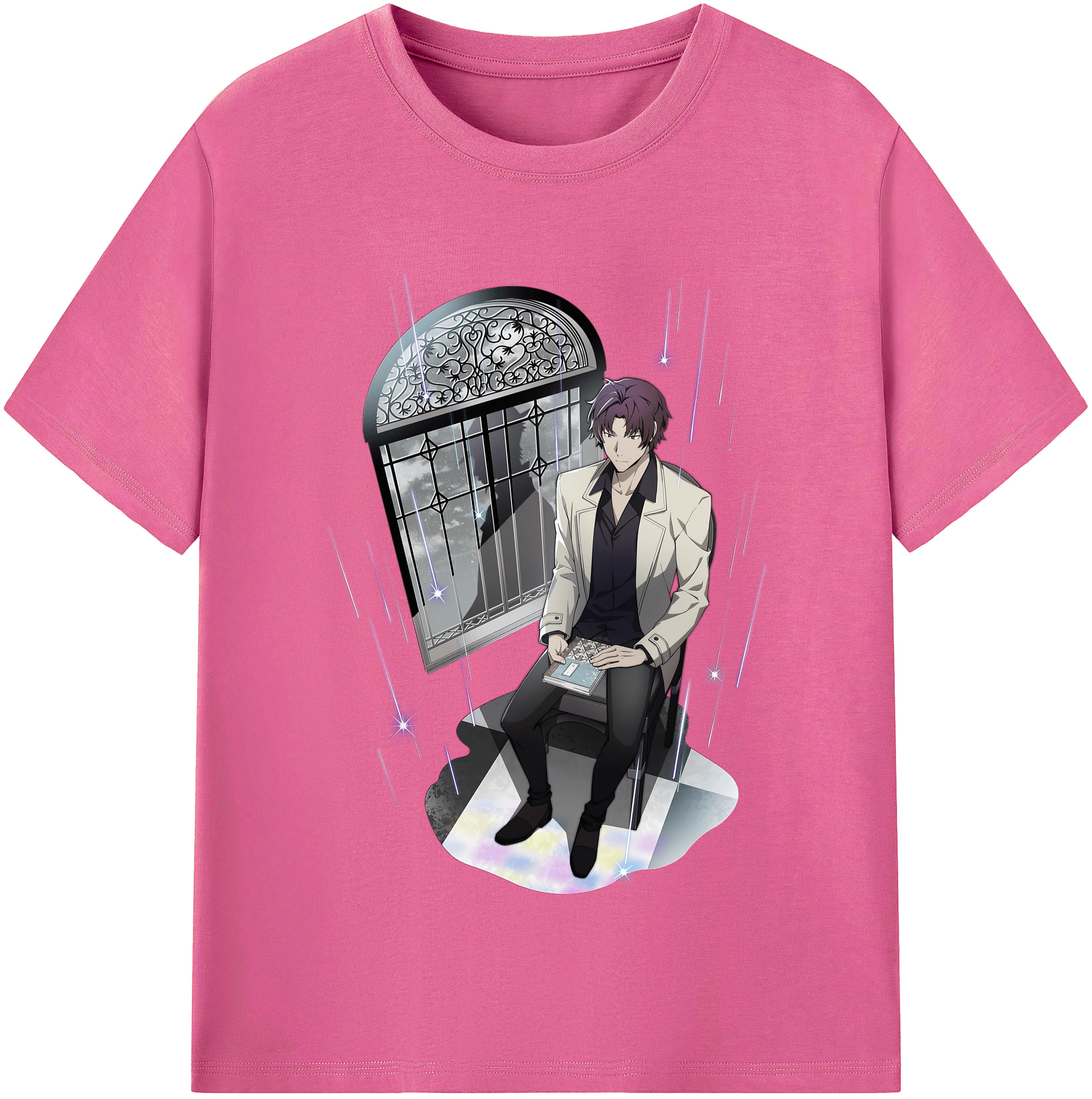 （画像用） 文豪ストレイドッグス Bungo Stray Dogs レディースカジュアルプリントTシャツ（綿100％）