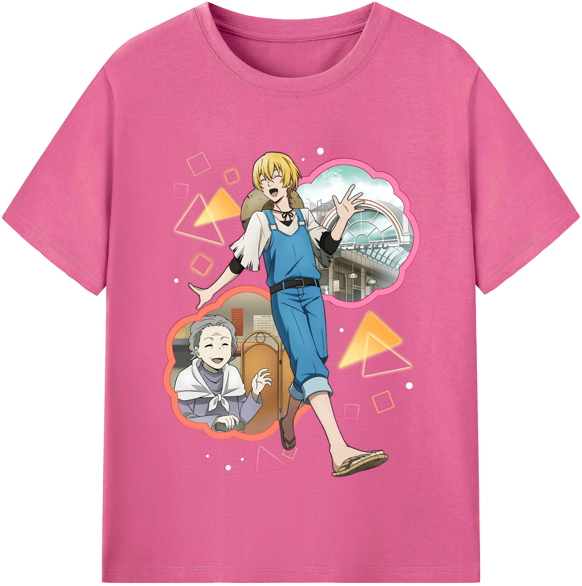 （画像用） 文豪ストレイドッグス Bungo Stray Dogs レディースカジュアルプリントTシャツ（綿100％）